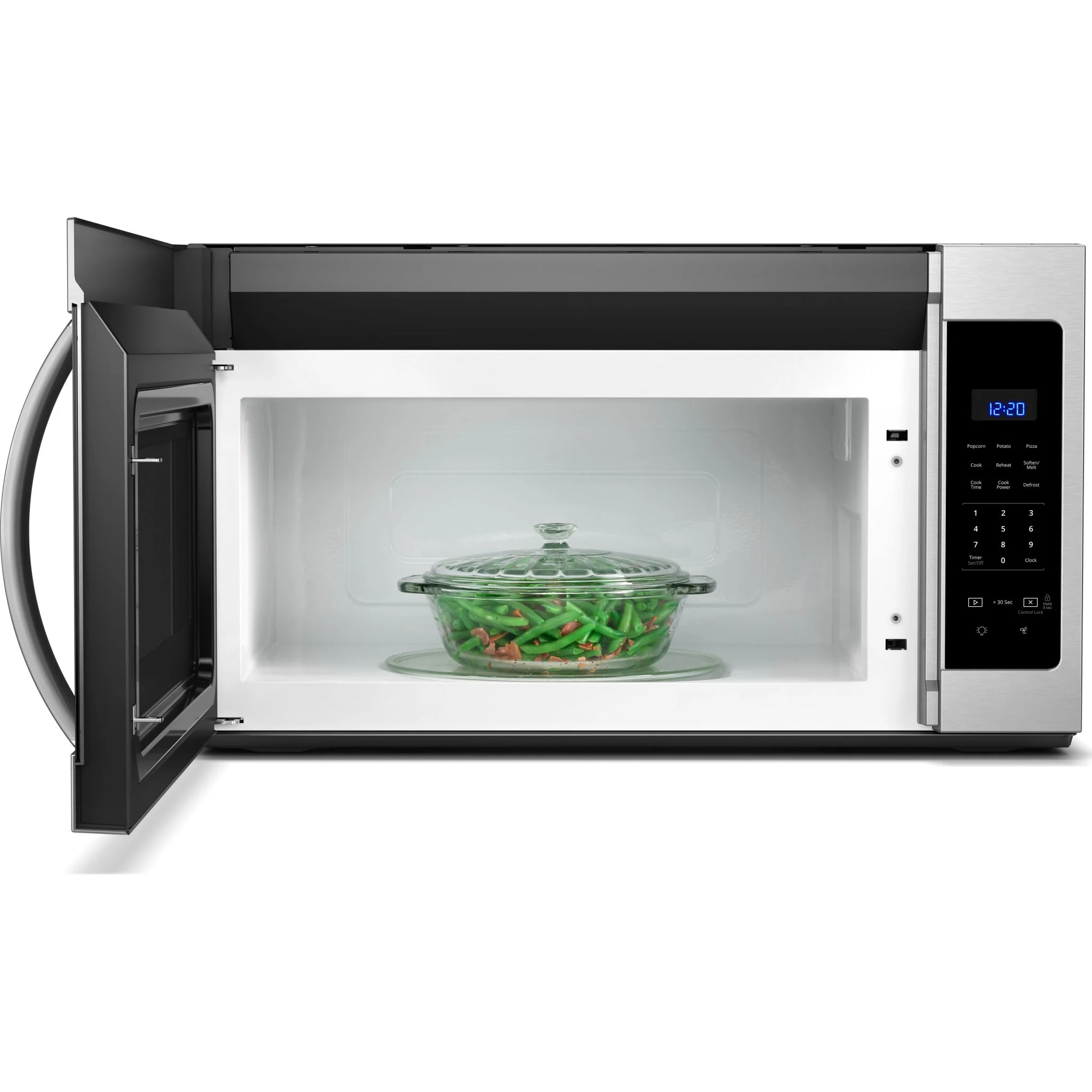 Whirlpool 1.7 cu. ft. Microwave Hood Combination with Electronic Touch Controls -Stainless Steel (YWMH31017HZ) - Image 2