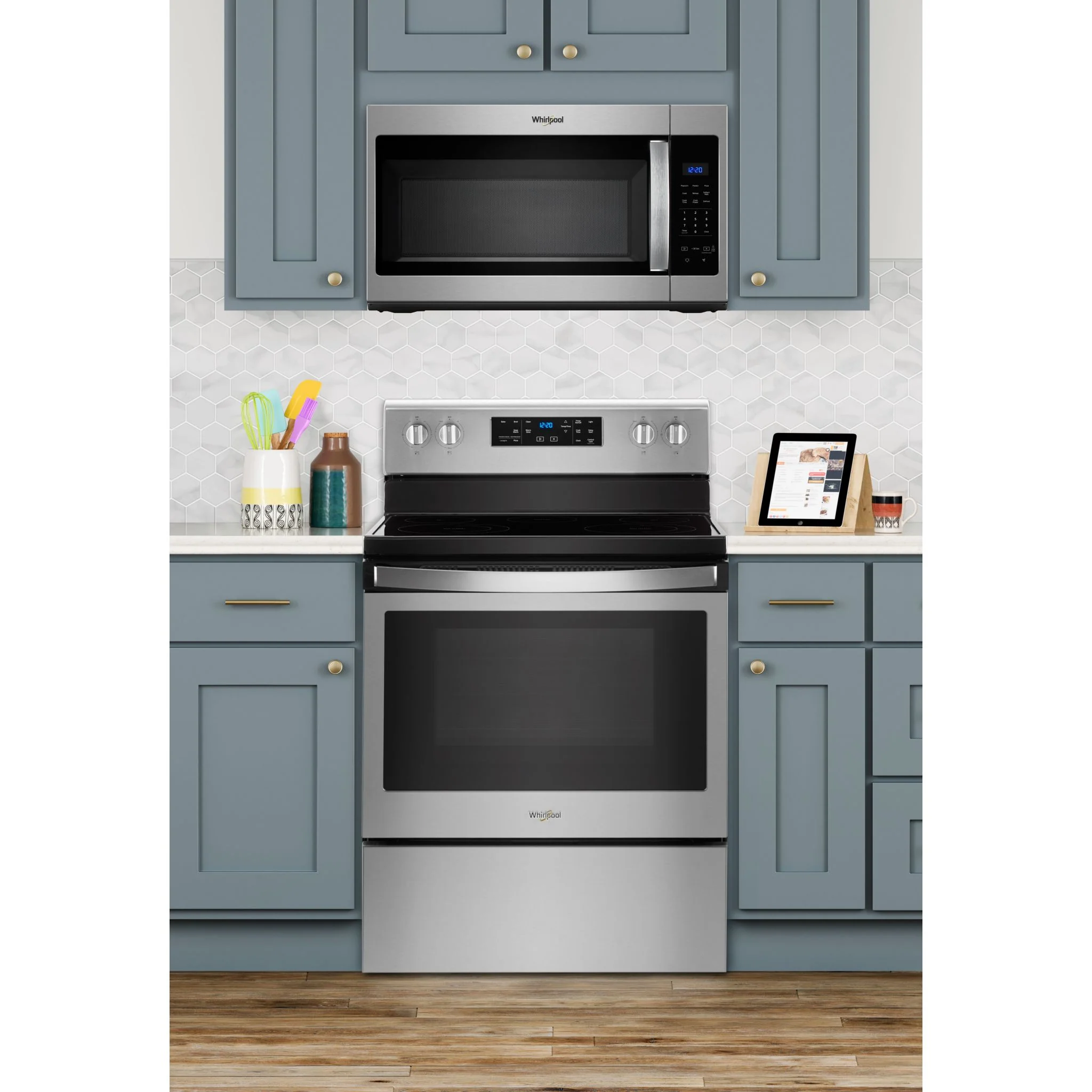 Whirlpool 1.7 cu. ft. Microwave Hood Combination with Electronic Touch Controls -Stainless Steel (YWMH31017HZ) - Image 5