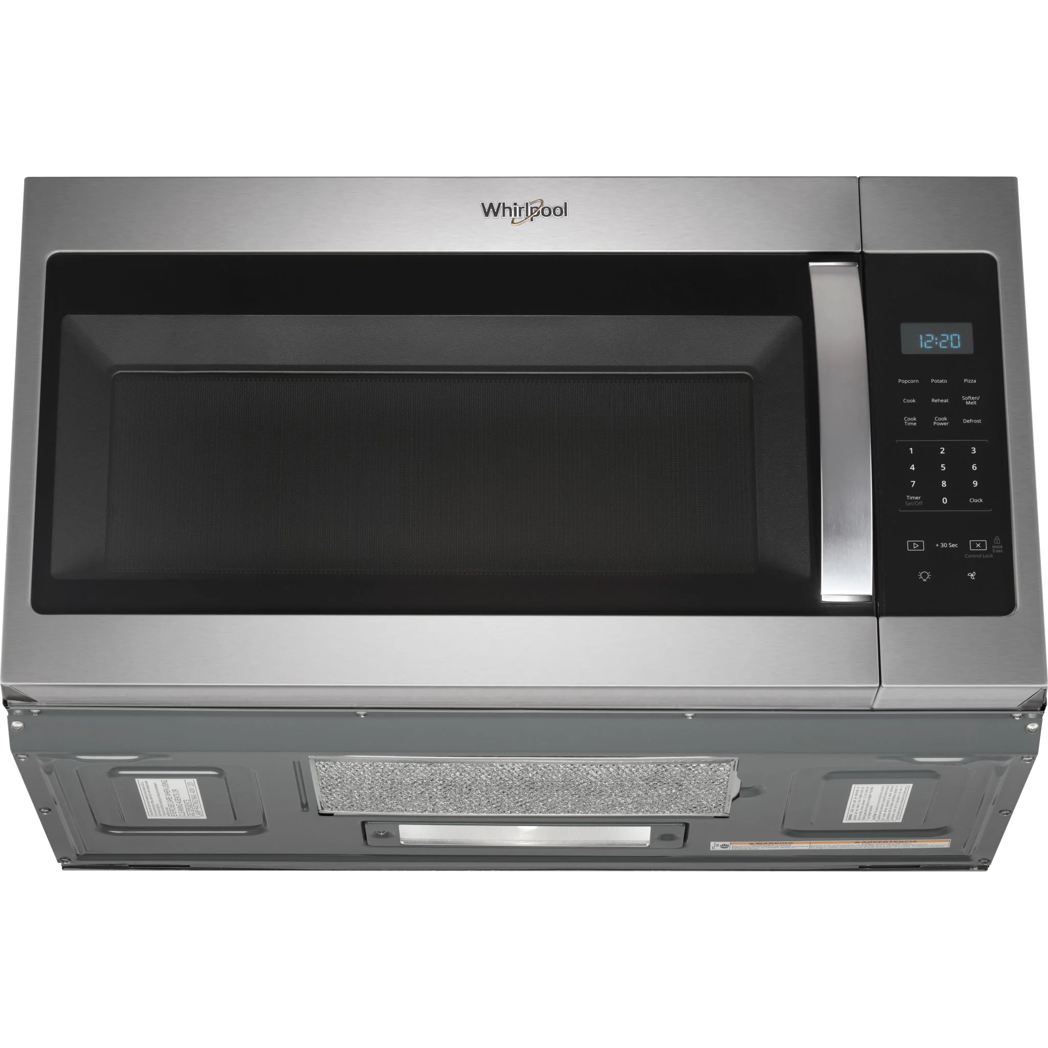 Whirlpool 1.7 cu. ft. Microwave Hood Combination with Electronic Touch Controls -Stainless Steel (YWMH31017HZ) - Image 6