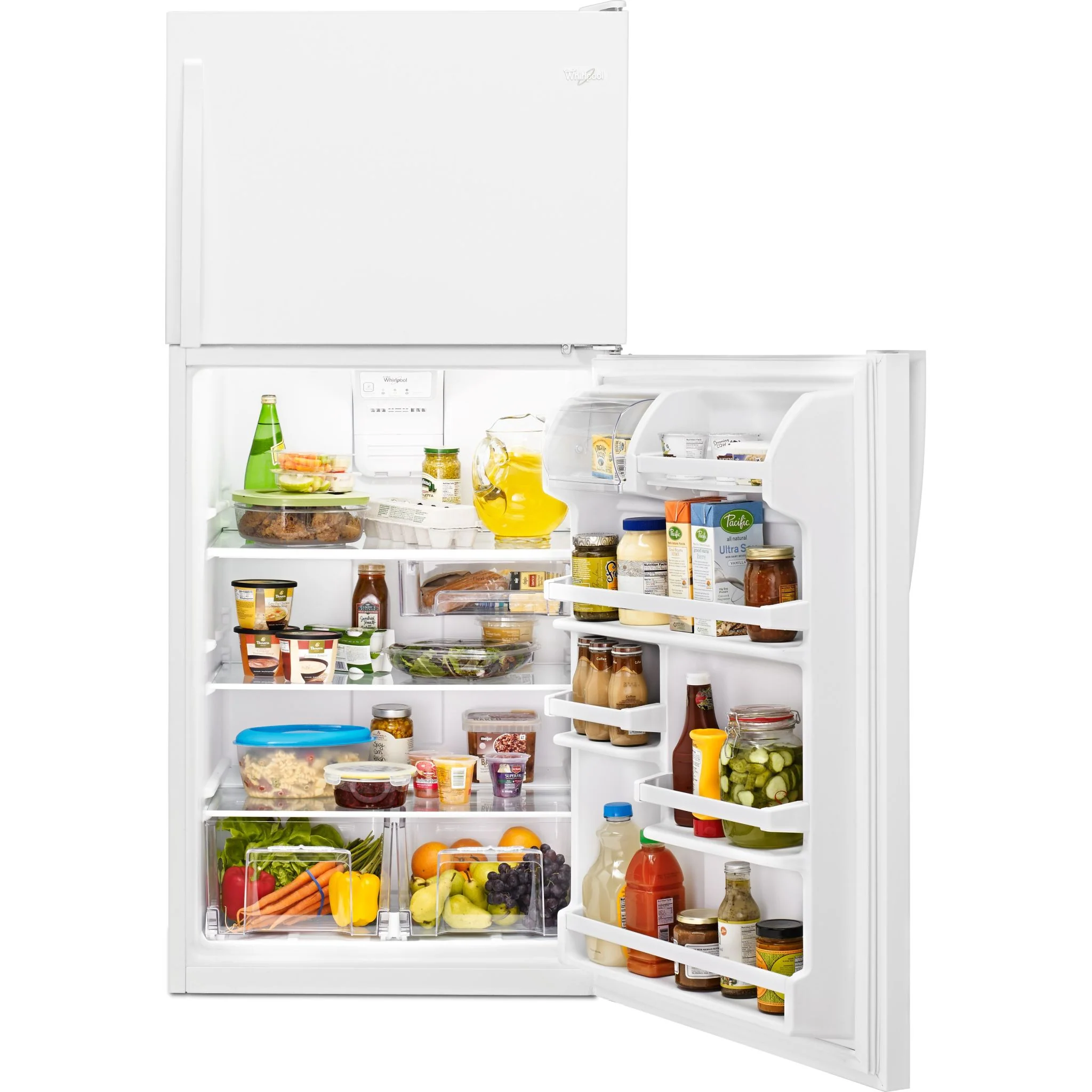 Whirlpool 30" Wide Top-Freezer Refrigerator with Flexi-SlideBin -White (WRT318FZDW) - Image 6
