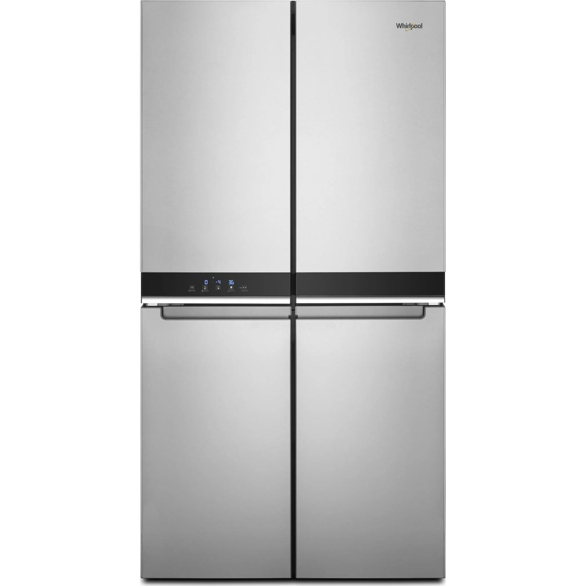 Whirlpool 36-inch Wide Counter Depth 4 Door Refrigerator - 19.4 cu. ft. -Fingerprint-Resistant Stainless Finish (WRQA59CNKZ)