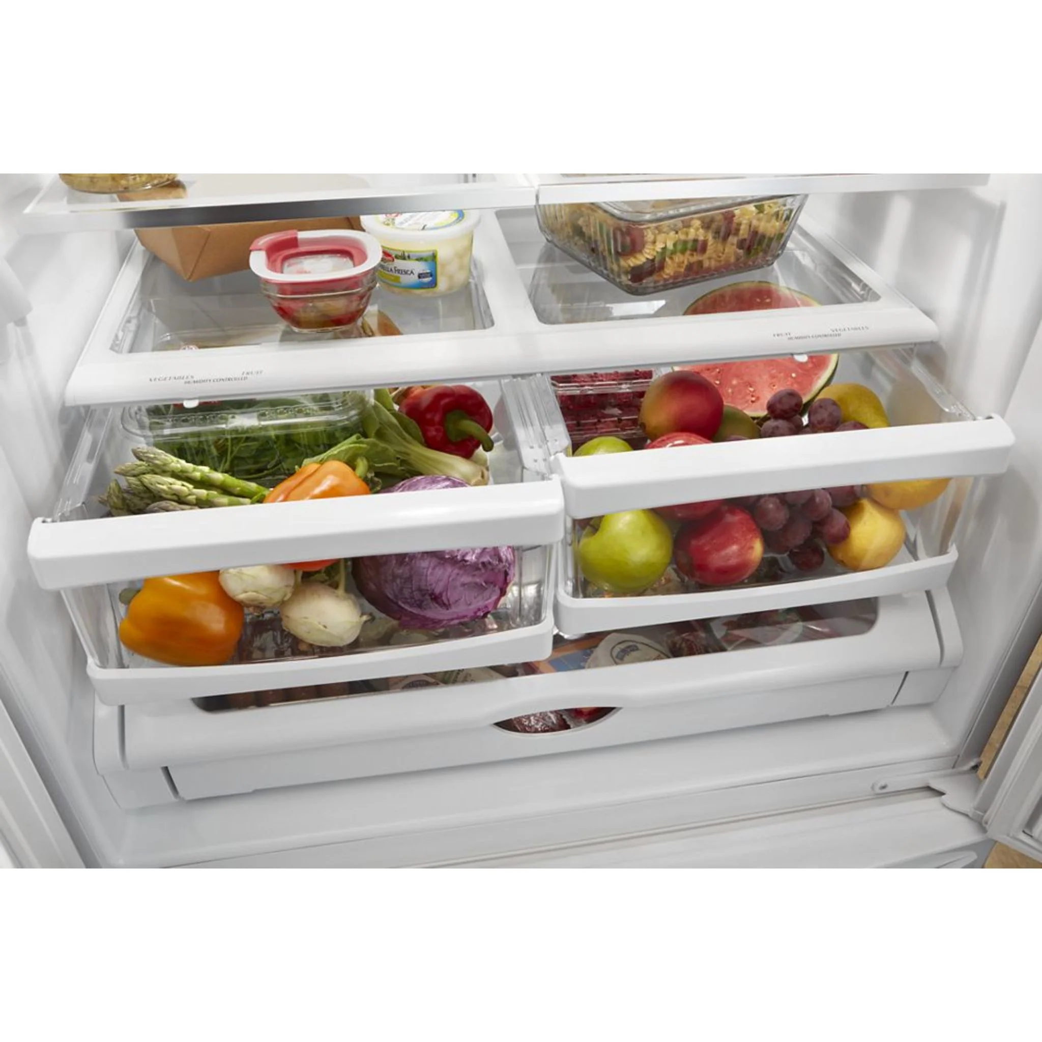 Whirlpool 30-inch Wide French Door Refrigerator - 20 cu. ft. -Fingerprint Resistant Stainless Steel (WRF560SEHZ) - Image 9