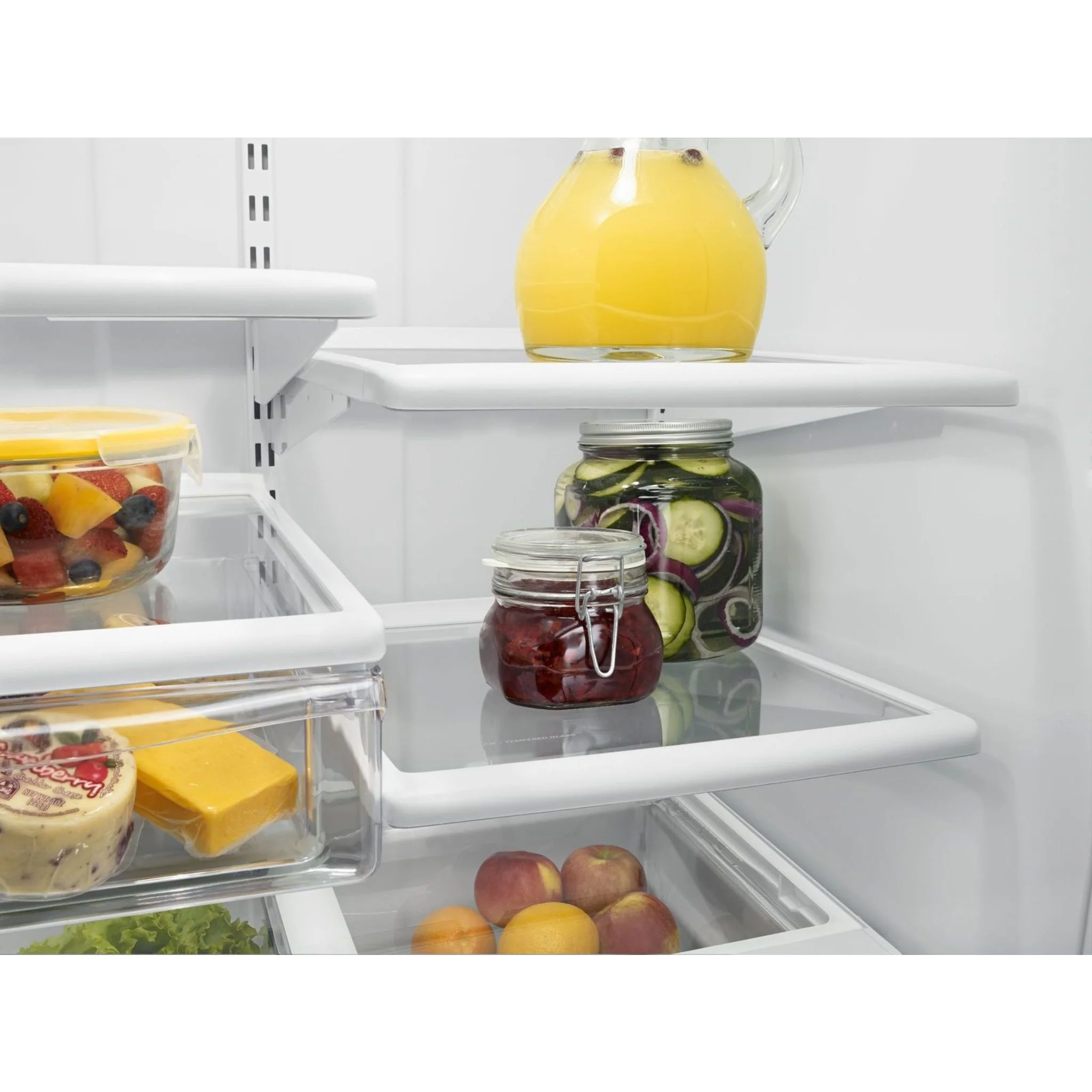 Whirlpool 19 cu. ft. Bottom-Freezer Refrigerator with Freezer Drawer - White (WRB329DFBW) - Image 4