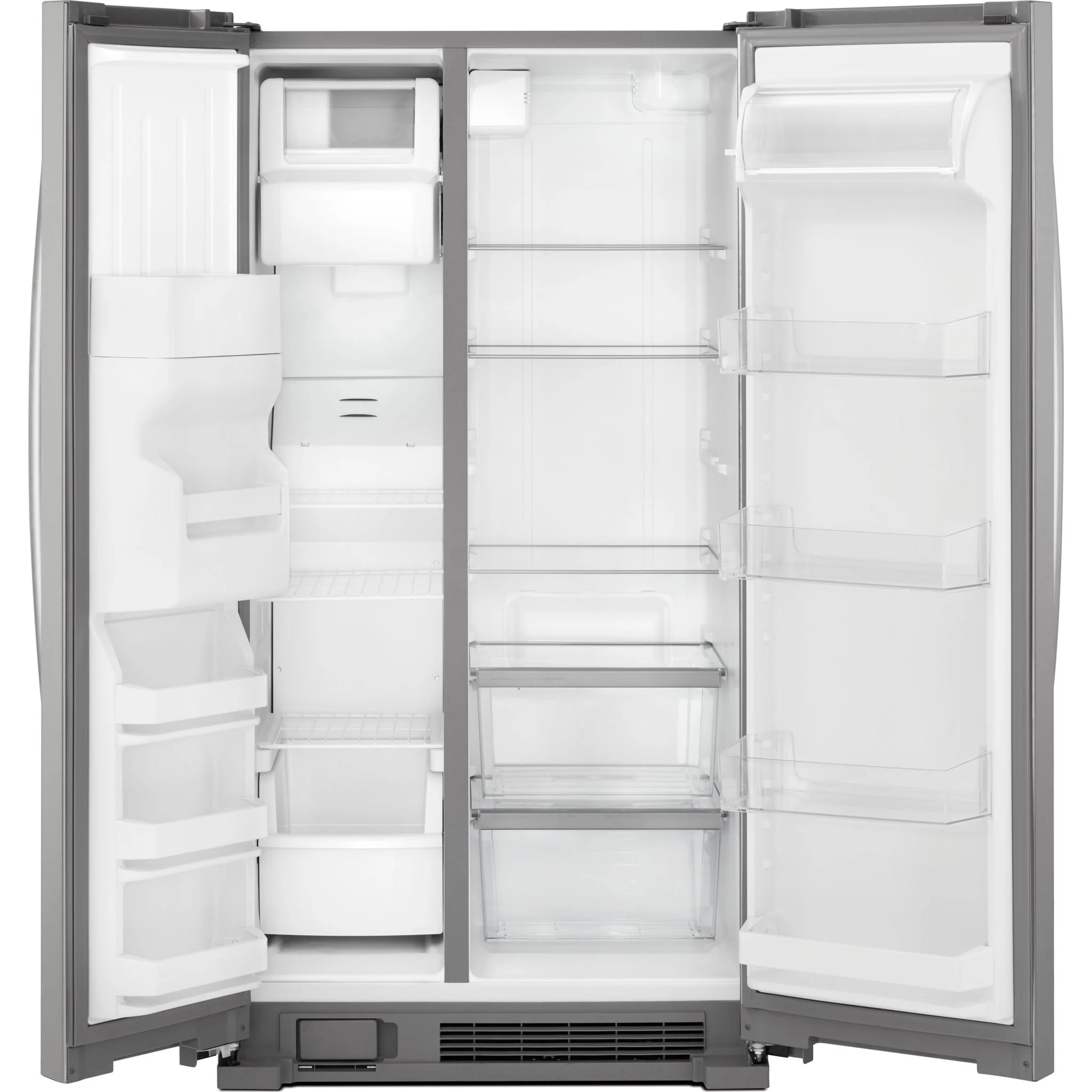 Whirlpool 33-inch Wide Side-by-Side Refrigerator - 21 cu. ft. -Monochromatic Stainless Steel (WRS331SDHM) - Image 8