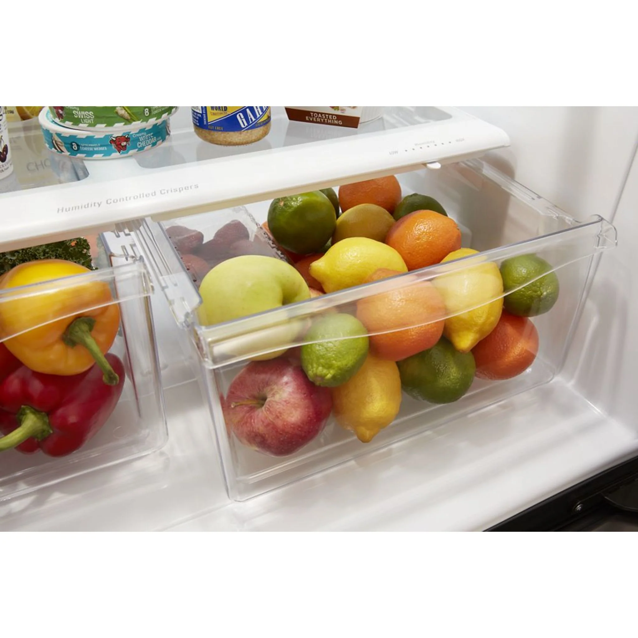 Whirlpool 22 cu. ft. Bottom-Freezer Refrigerator with Freezer Drawer -Stainless Steel (WRB322DMBM) - Image 14