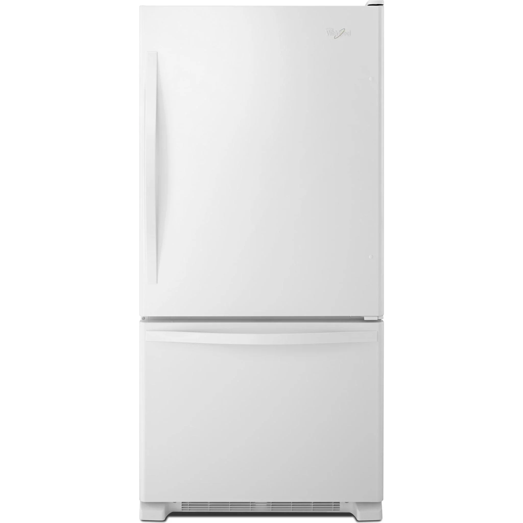 Whirlpool 22 cu. ft. Bottom-Freezer Refrigerator with Freezer Drawer -White-on-White (WRB322DMBW) - Image 45