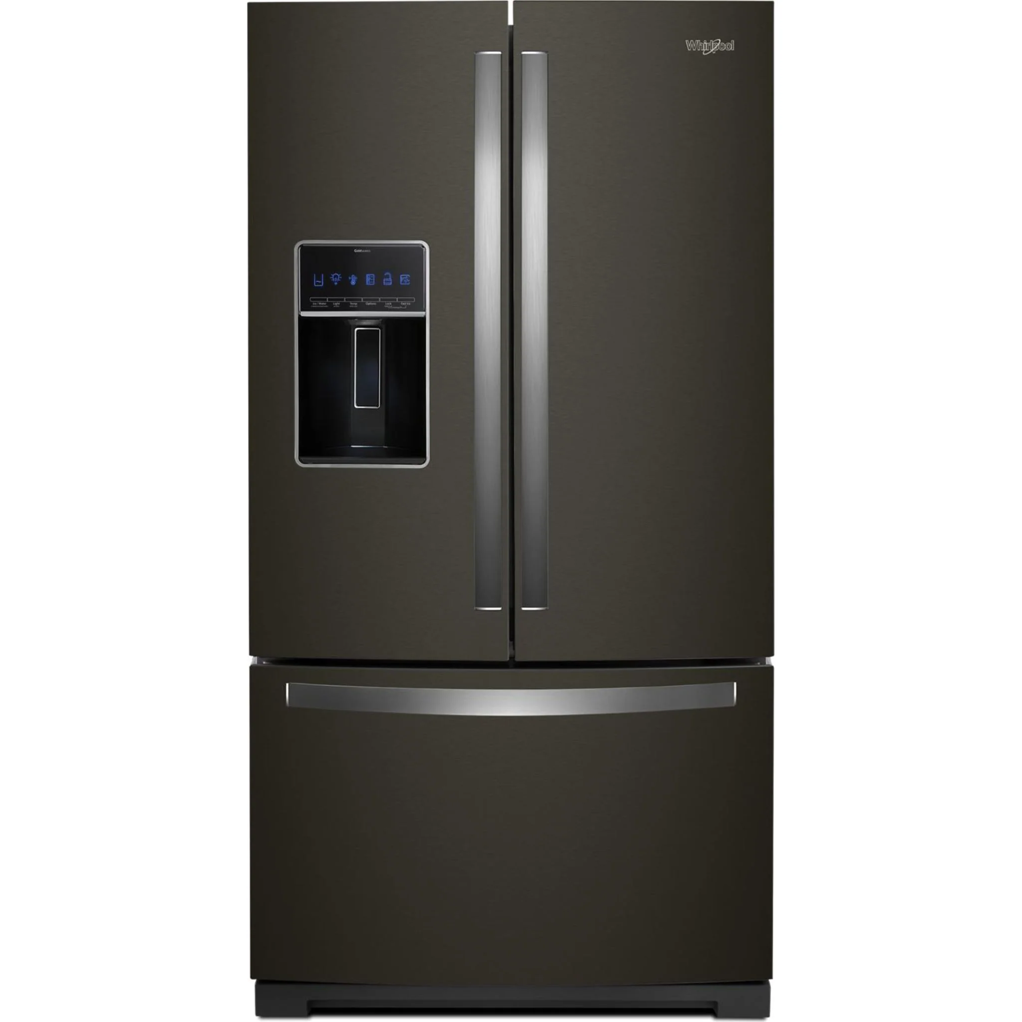 Whirlpool 36" Wide French Door Refrigerator - 27 cu.ft. - Black Stainless (WRF767SDHV) - Image 13