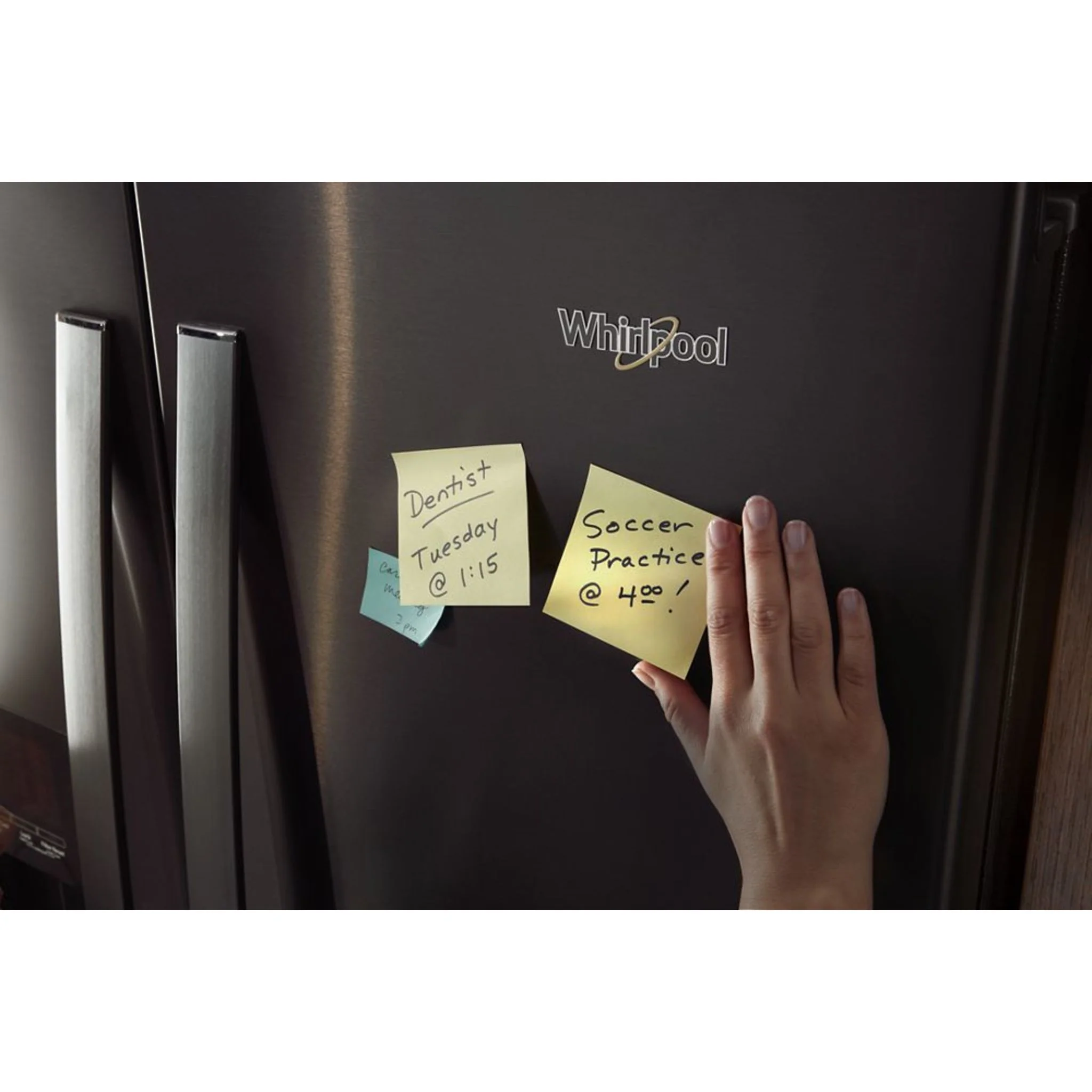 Whirlpool 36" Wide French Door Refrigerator - 27 cu.ft. - Black Stainless (WRF767SDHV) - Image 9