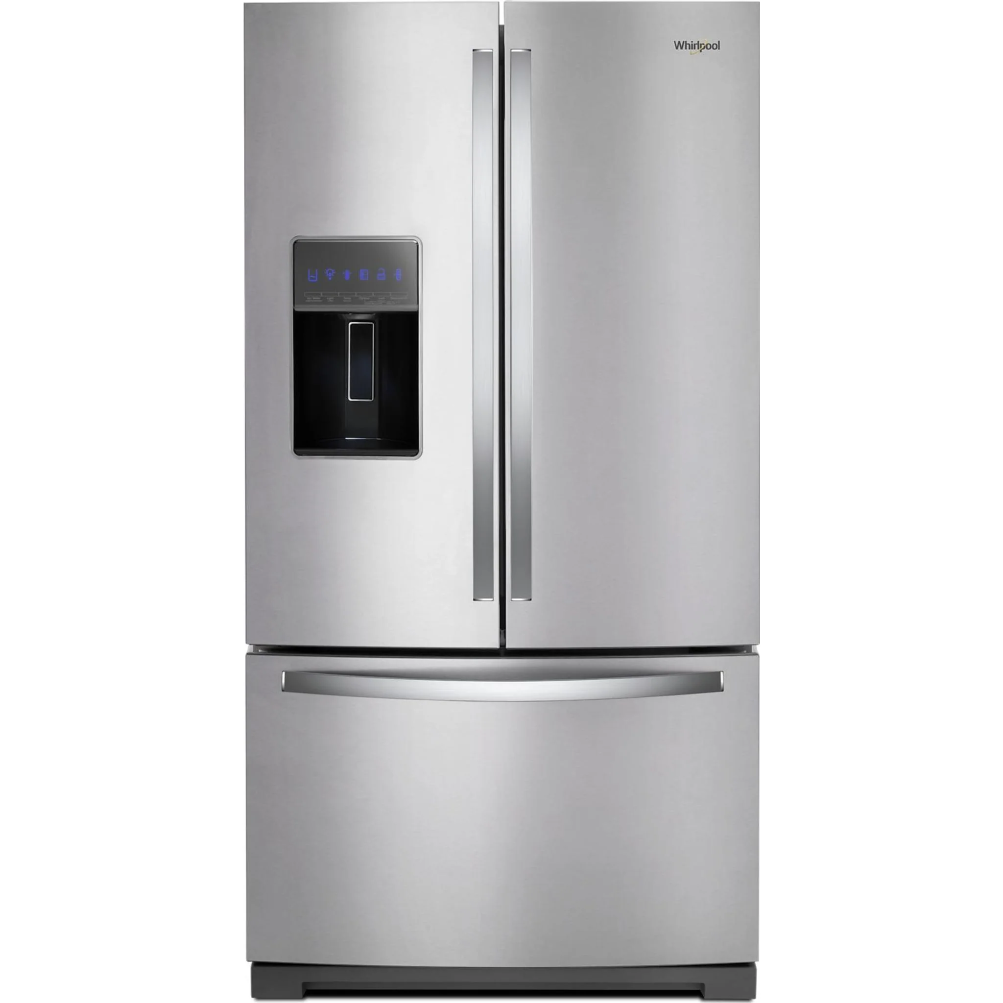 Whirlpool 36" Wide French Door Refrigerator - 27 cu. ft. - Fingerprint Resistant Stainless Steel (WRF767SDHZ)
