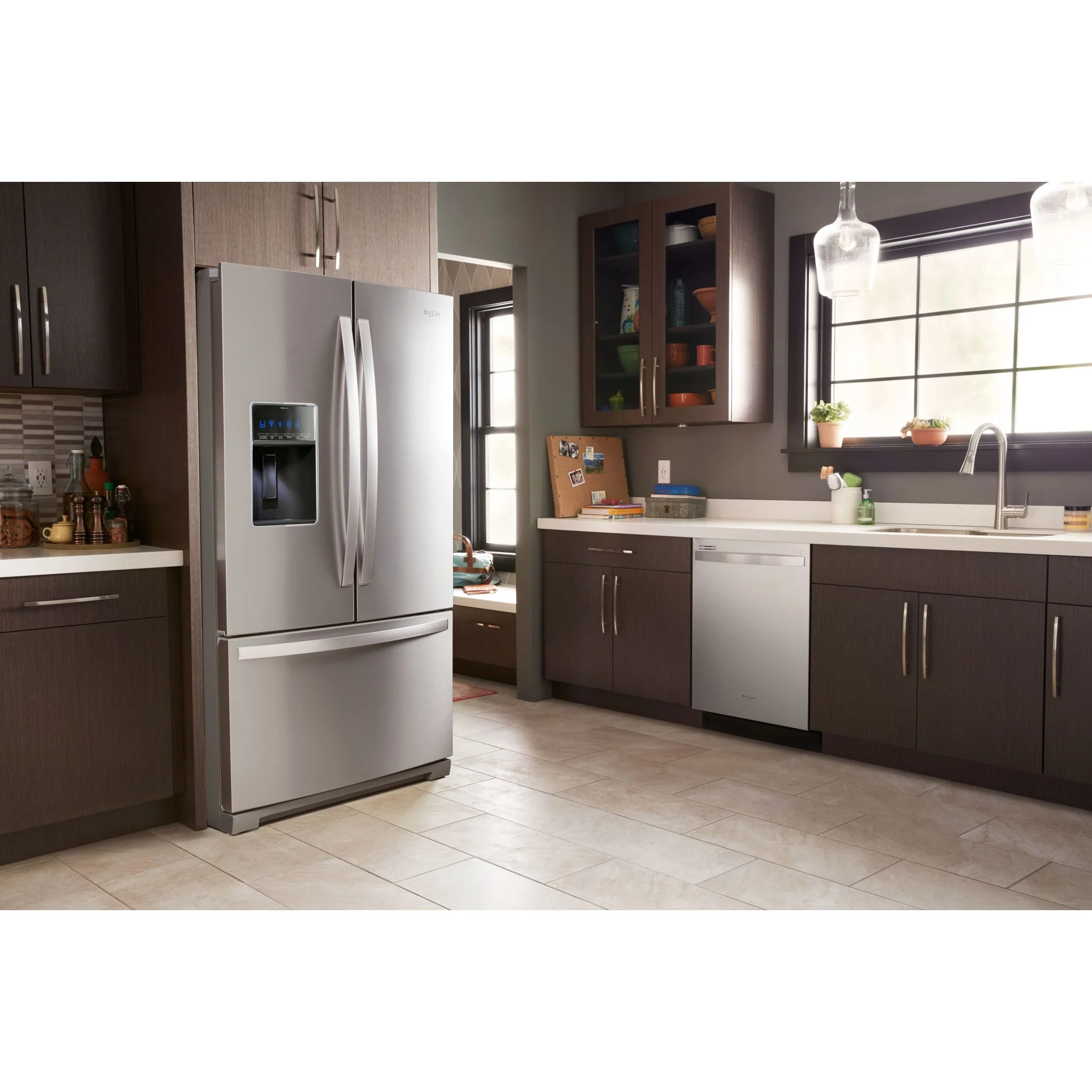 Whirlpool 36" Wide French Door Refrigerator - 27 cu. ft. - Fingerprint Resistant Stainless Steel (WRF767SDHZ) - Image 12