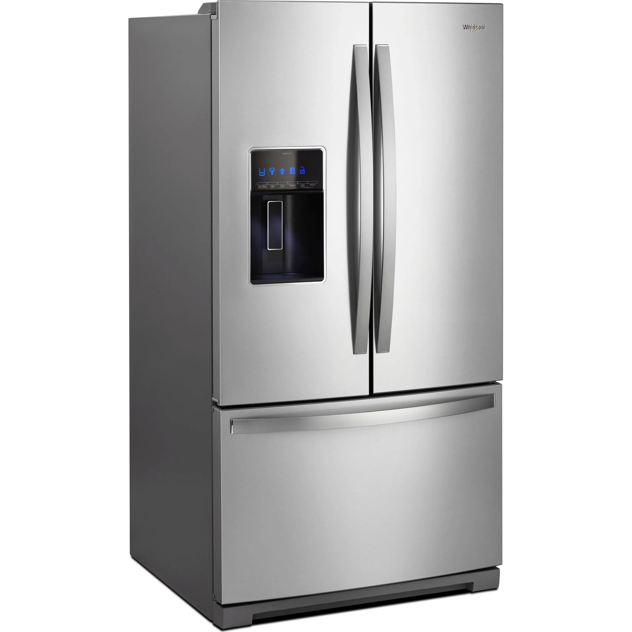 Whirlpool 36" Wide French Door Refrigerator - 27 cu. ft. - Fingerprint Resistant Stainless Steel (WRF767SDHZ) - Image 4