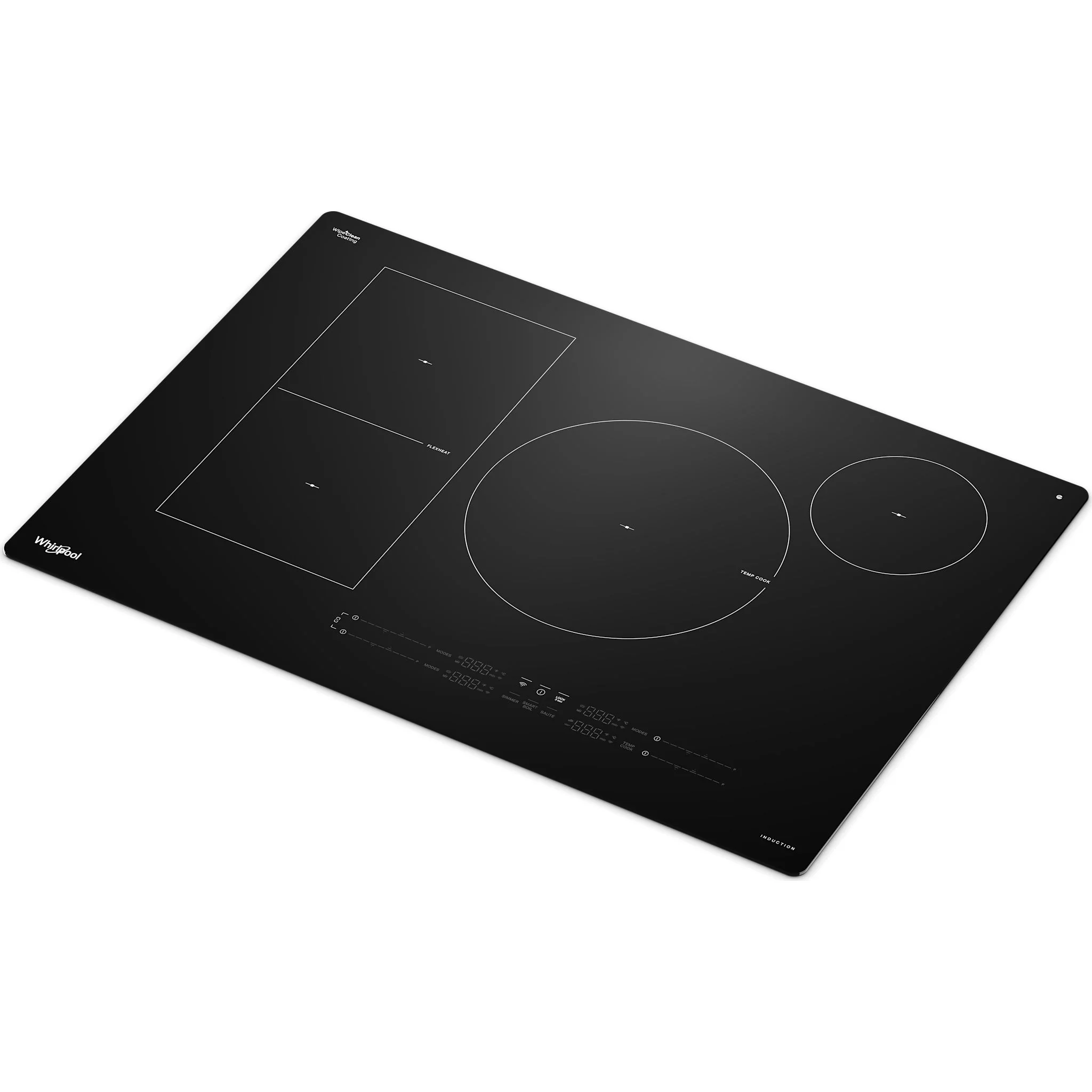 Whirlpool 30" Intelligent Induction Cooktop with Temp CookTechnology and WipeCleanCoating -Black (WCIT7530SB) - Image 4