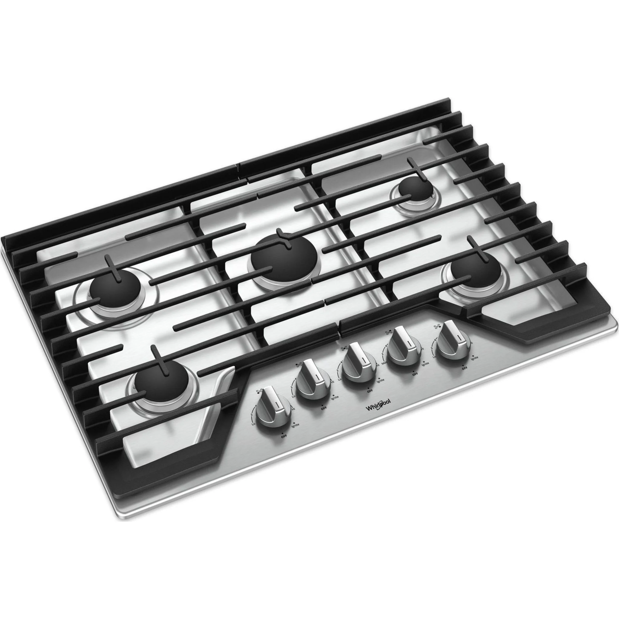 Whirlpool 30" Gas Cooktop with EZ-2-Lift Hinged Cast-Iron Grates (WCG77US0HS) - Image 17