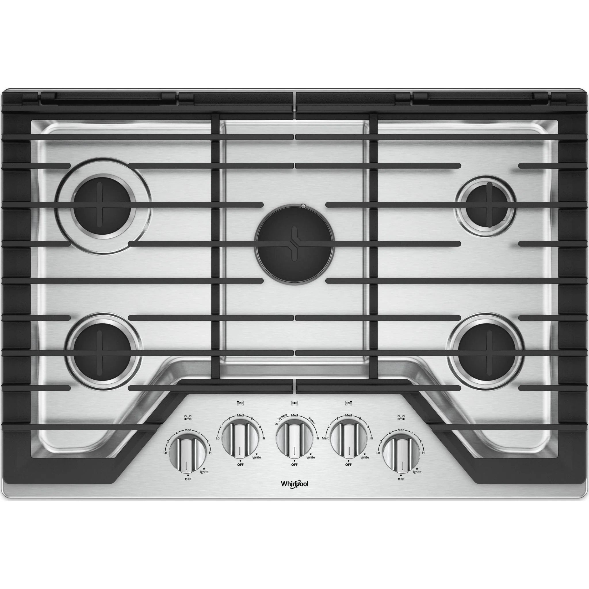 Whirlpool 30" Gas Cooktop with Griddle (WCG97US0HS)