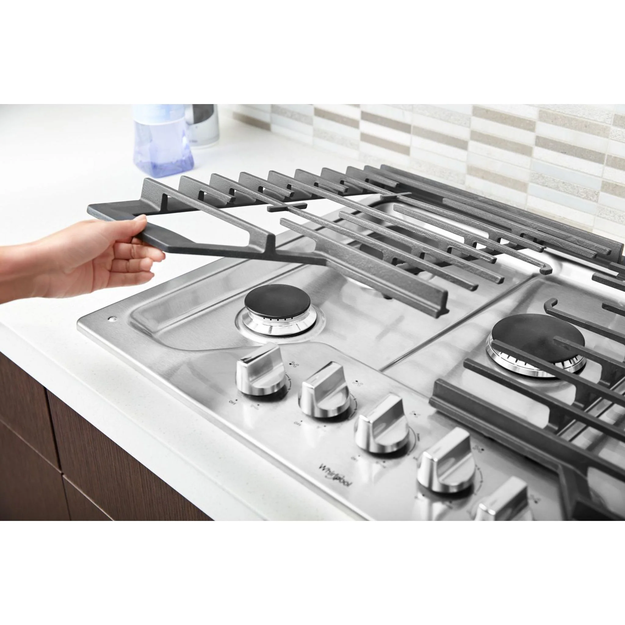 Whirlpool 30" Gas Cooktop with Griddle (WCG97US0HS) - Image 17