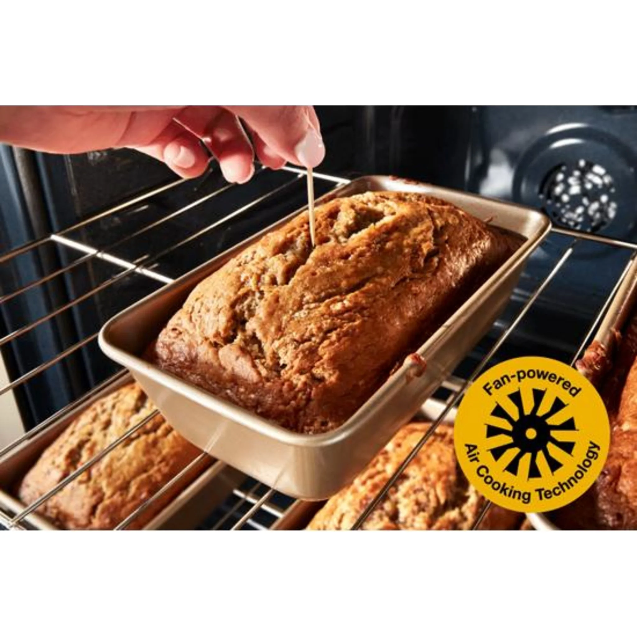 Whirlpool 30-inch Gas Range with Air Cooking Technology -White (WSGS5030SW) - Image 3