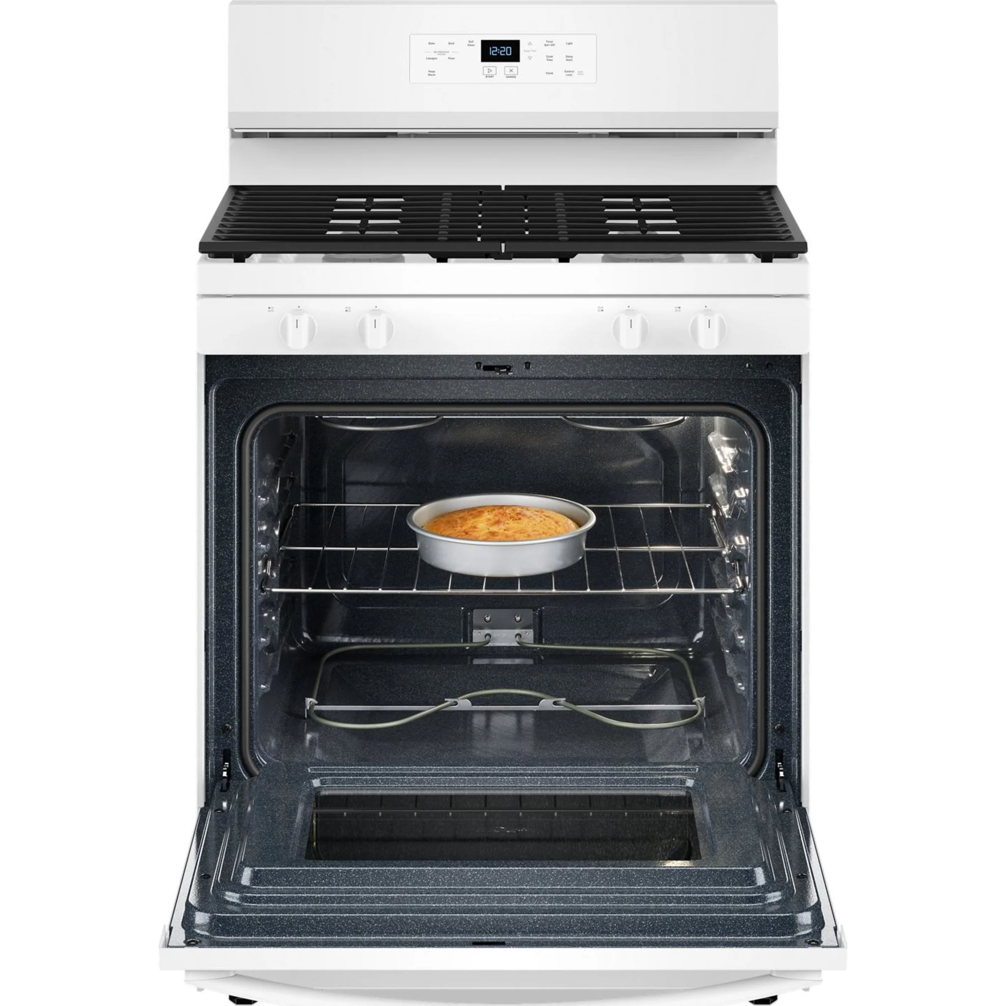 Whirlpool 30-inch Self Clean Gas Range with No Preheat Mode -White (WFGS3530RW) - Image 6