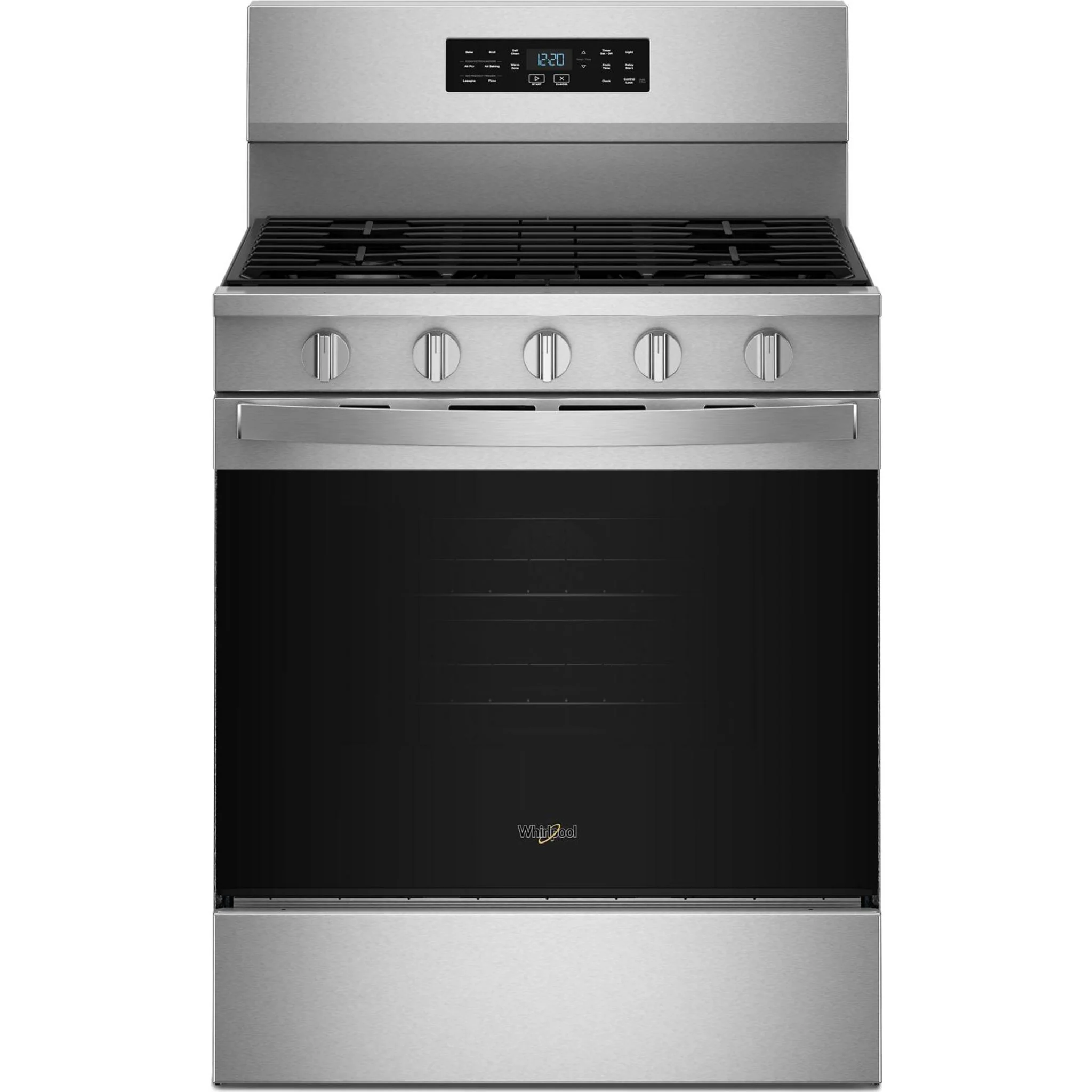 Whirlpool 30-inch Gas Range with Air Cooking Technology - Fingerprint Resistant Stainless Steel (WFGS5730SZ)