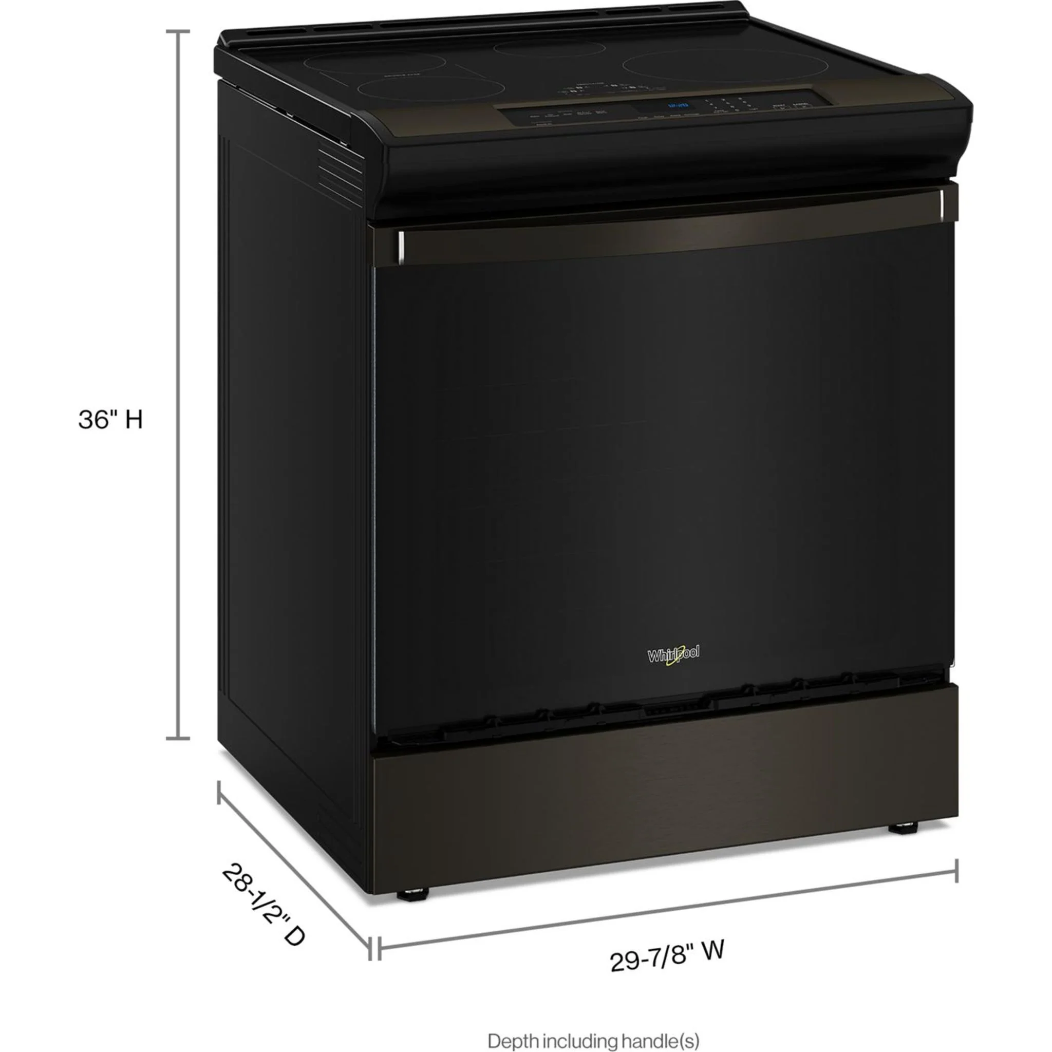 Whirlpool 30-inch Induction Range with No Preheat Air Fry -Fingerprint Resistant Stainless Steel (WSIS5030RZ) - Image 8