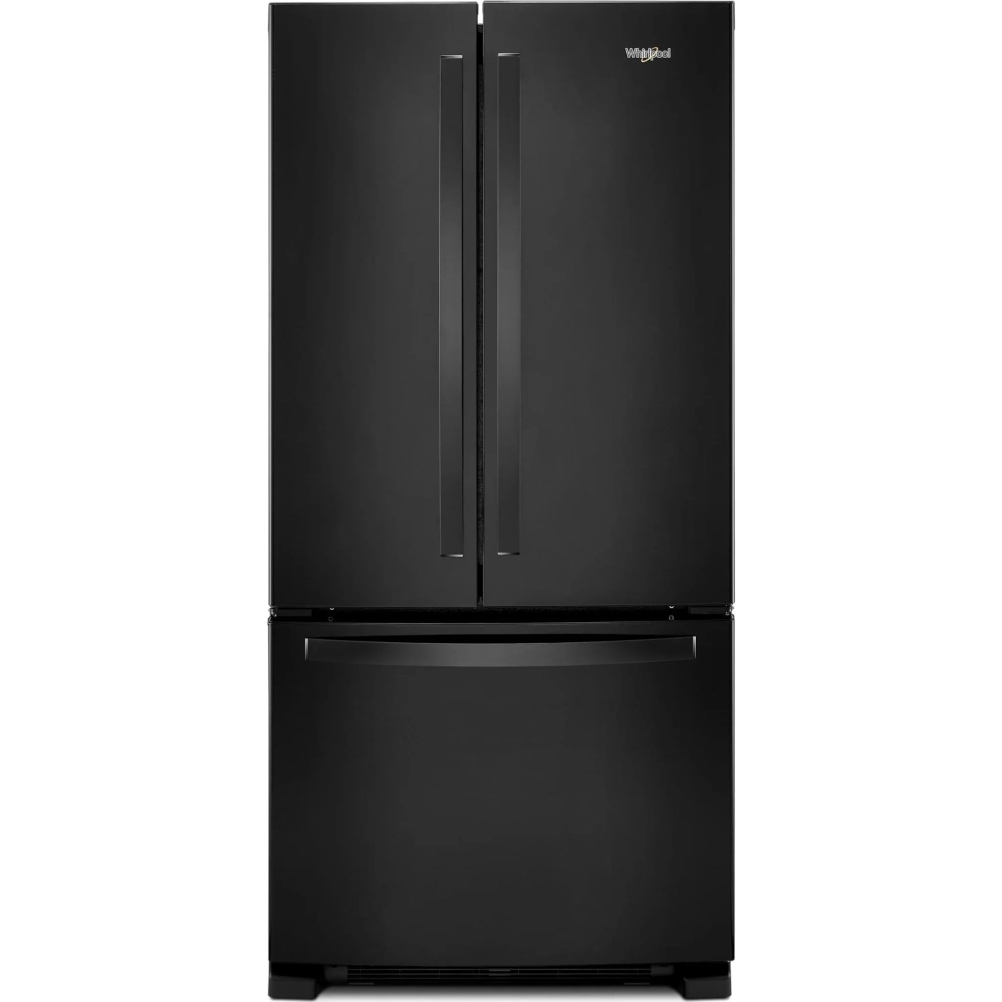 Whirlpool 33-inch Wide French Door Refrigerator - 22 cu. ft. -Black (WRFF5333PB)