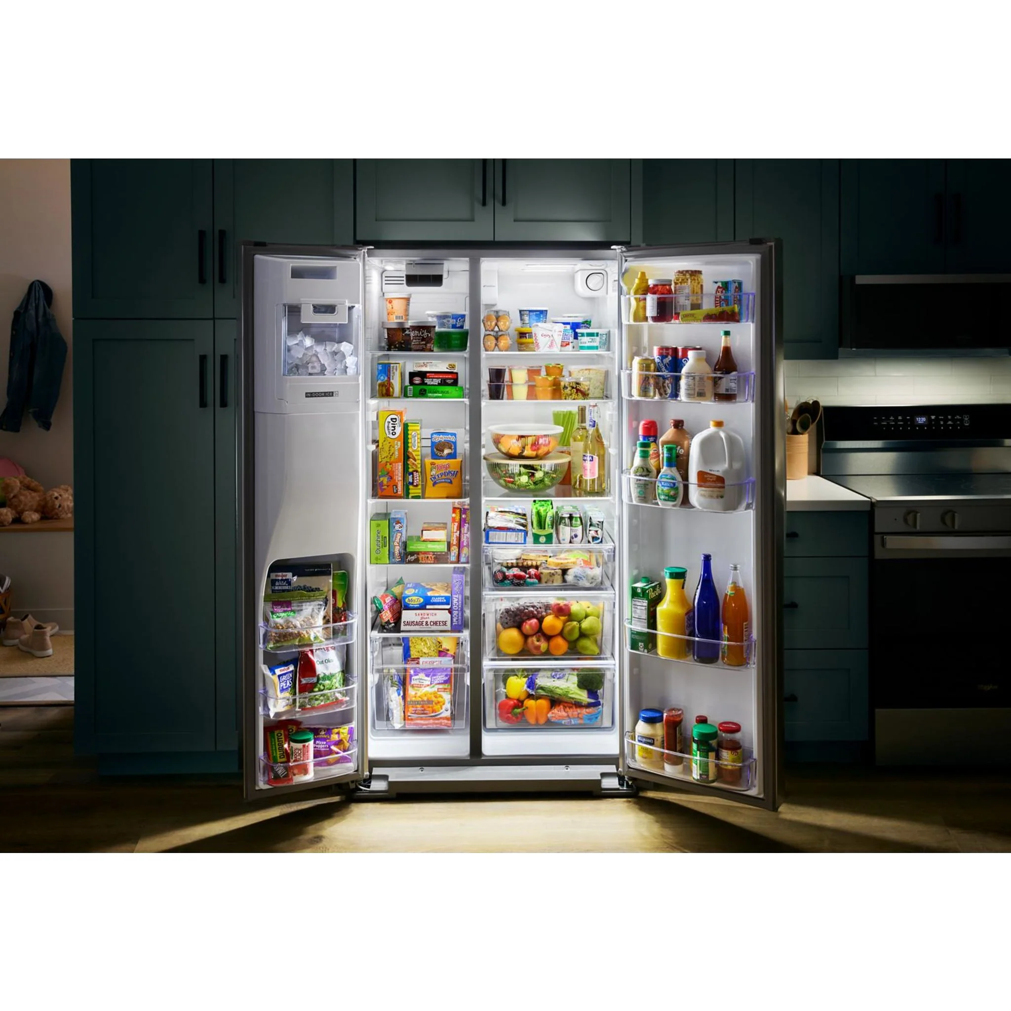 Whirlpool 36-inch Counter Depth Side-by-Side Refrigerator with TruCoolSystem -Fingerprint Resistant Stainless Steel (WRSC5536RZ) - Image 26