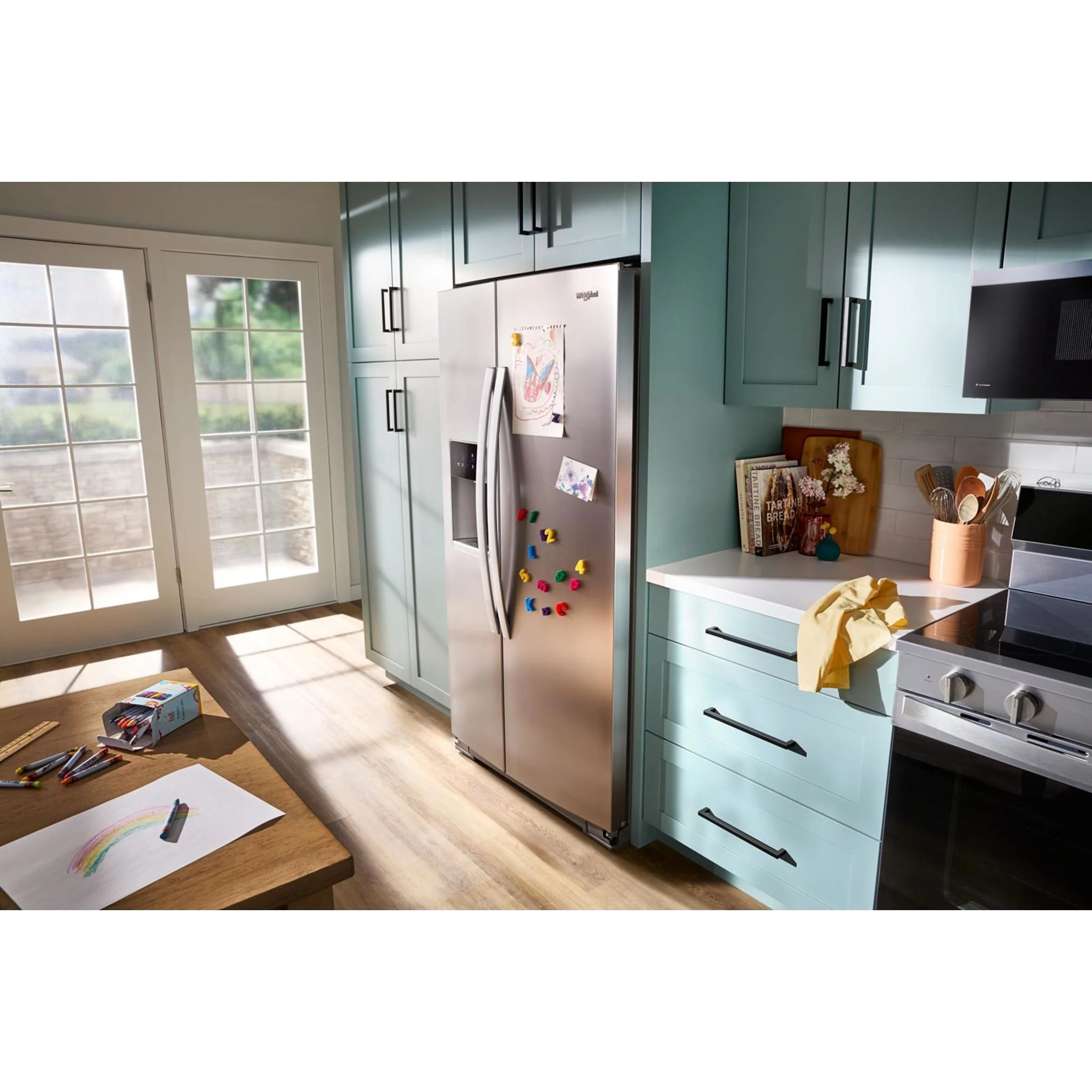 Whirlpool 36-inch Counter Depth Side-by-Side Refrigerator with TruCoolSystem -Fingerprint Resistant Stainless Steel (WRSC5536RZ) - Image 30