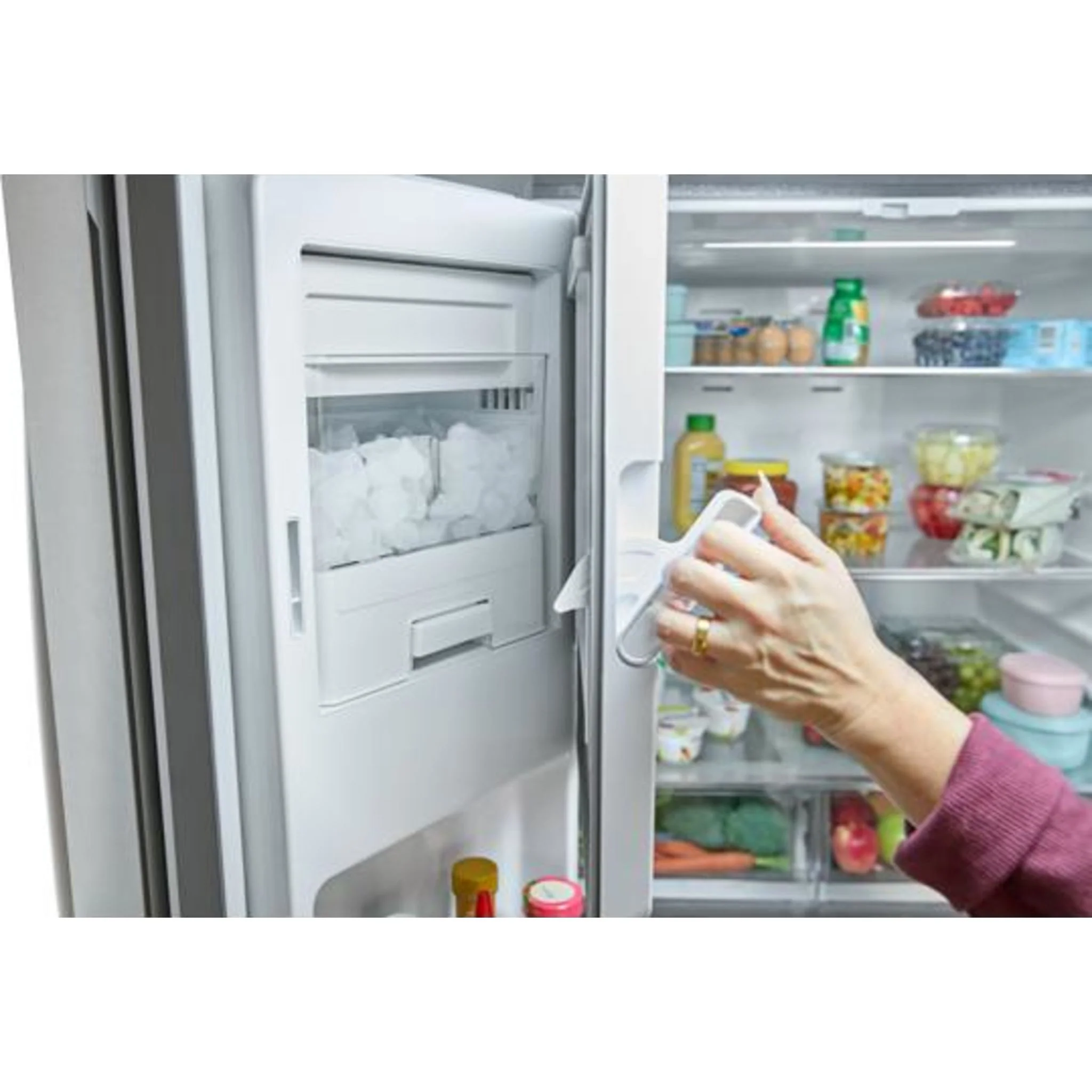 Whirlpool 36-Inch French Door Refrigerator with In-Door Water and Ice Maker - 30 cu. ft. -Fingerprint Resistant Stainless Steel (WRFF3536SZ) - Image 21