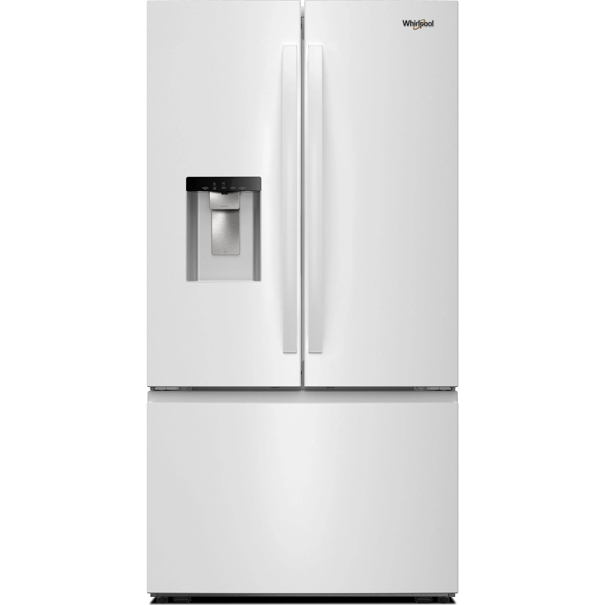 Whirlpool 36-Inch French Door Refrigerator with In-Door Water and Ice Maker - 30 cu. ft. -White (WRFF3536SW)