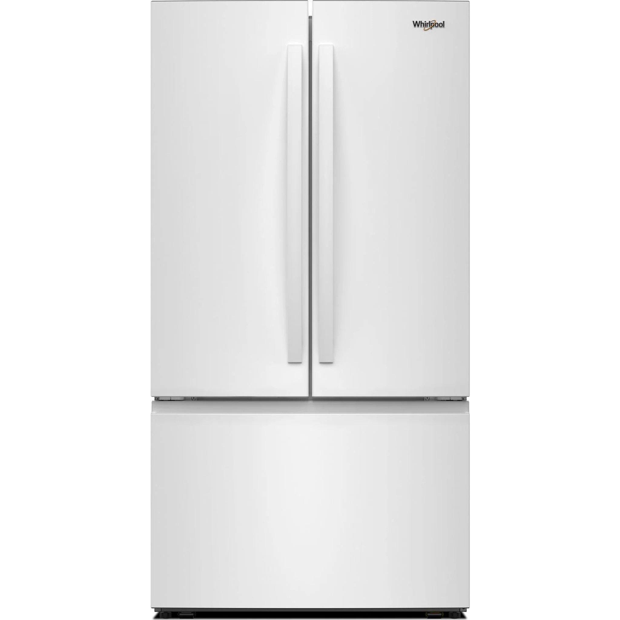 Whirlpool 36-Inch French Door Refrigerator with Interior Water Dispenser - 31 cu. ft. -White (WRFF3336SW)
