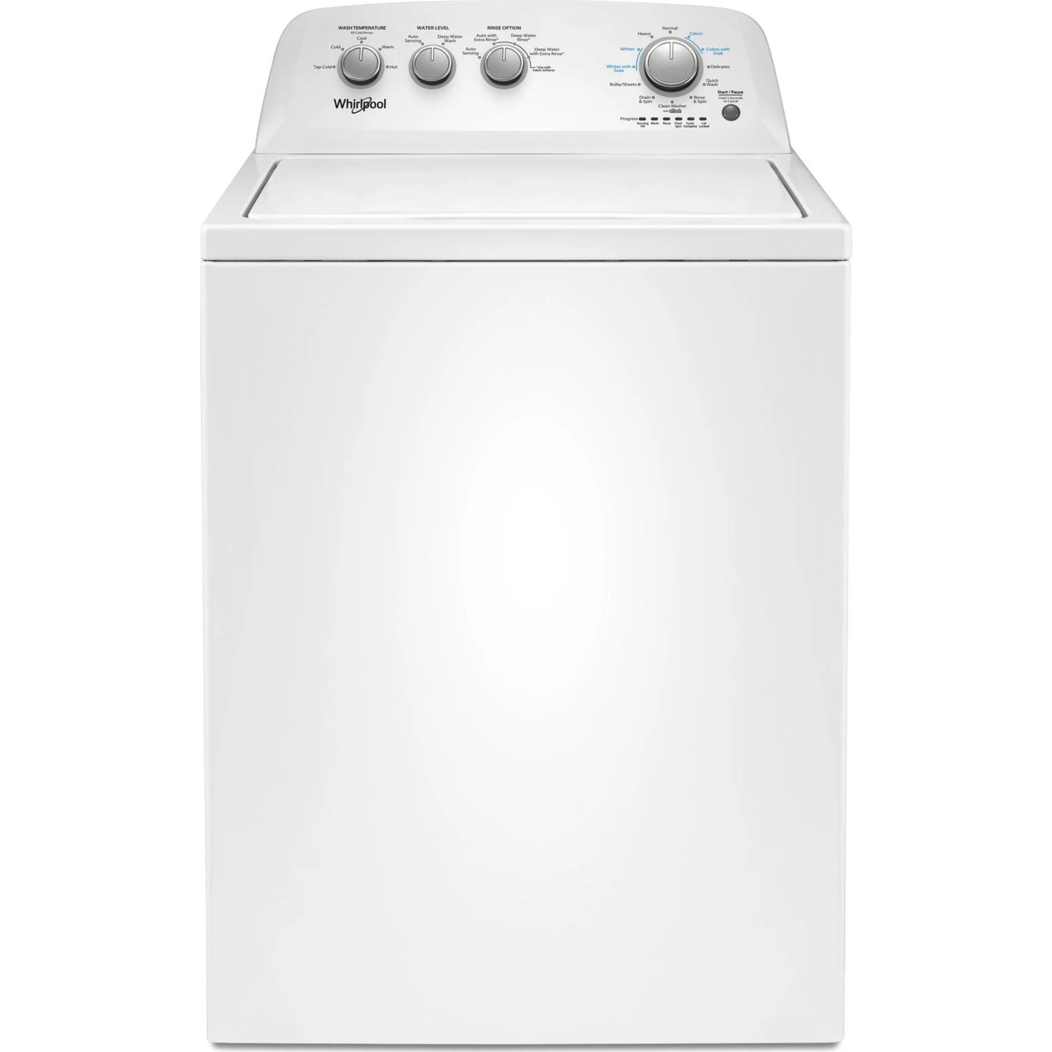 Whirlpool 4.4 cu. ft. I.E.C. Top Load Washer with Soaking Cycles, 12 Cycles (WTW4855HW) - Image 16