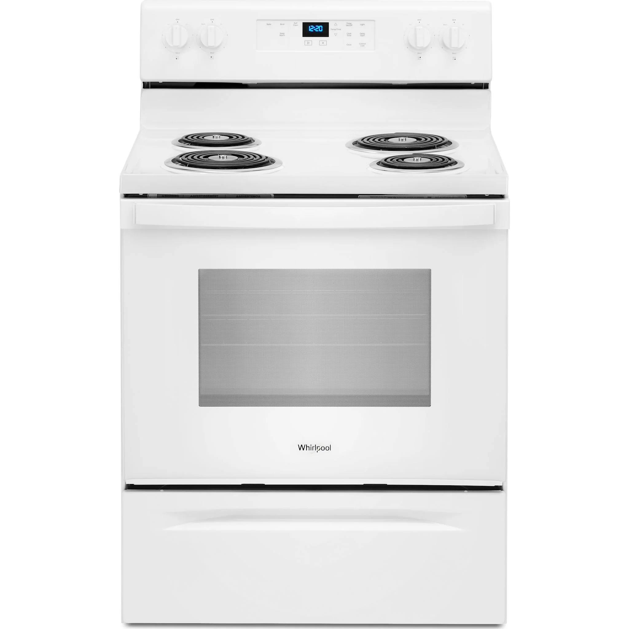 Whirlpool 4.8 cu. ft. electric range with Keep Warm setting -White (YWFC315S0JW)