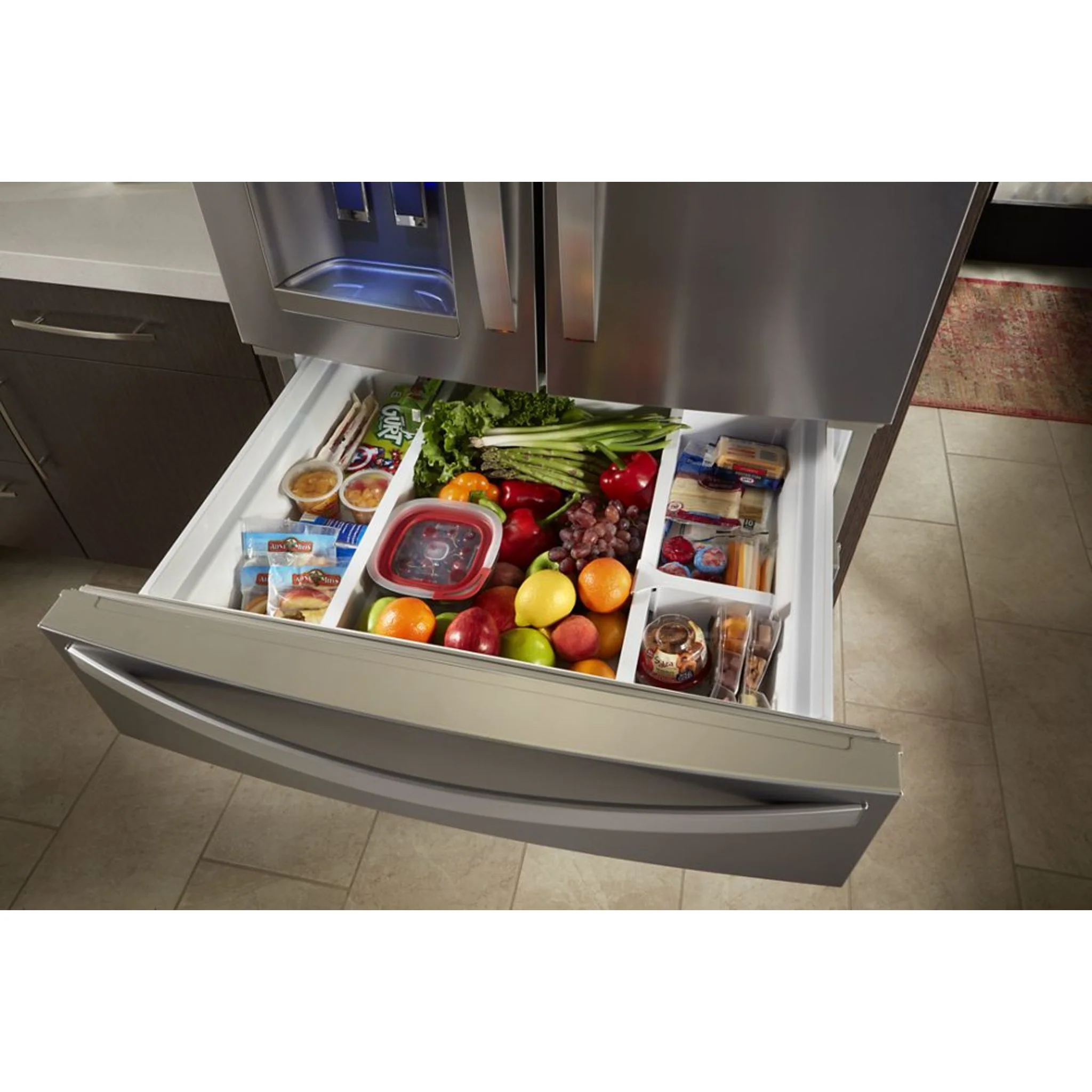 Whirlpool 36" Wide French Door Refrigerator - 25 cu. ft. (WRX735SDHV) - Image 17
