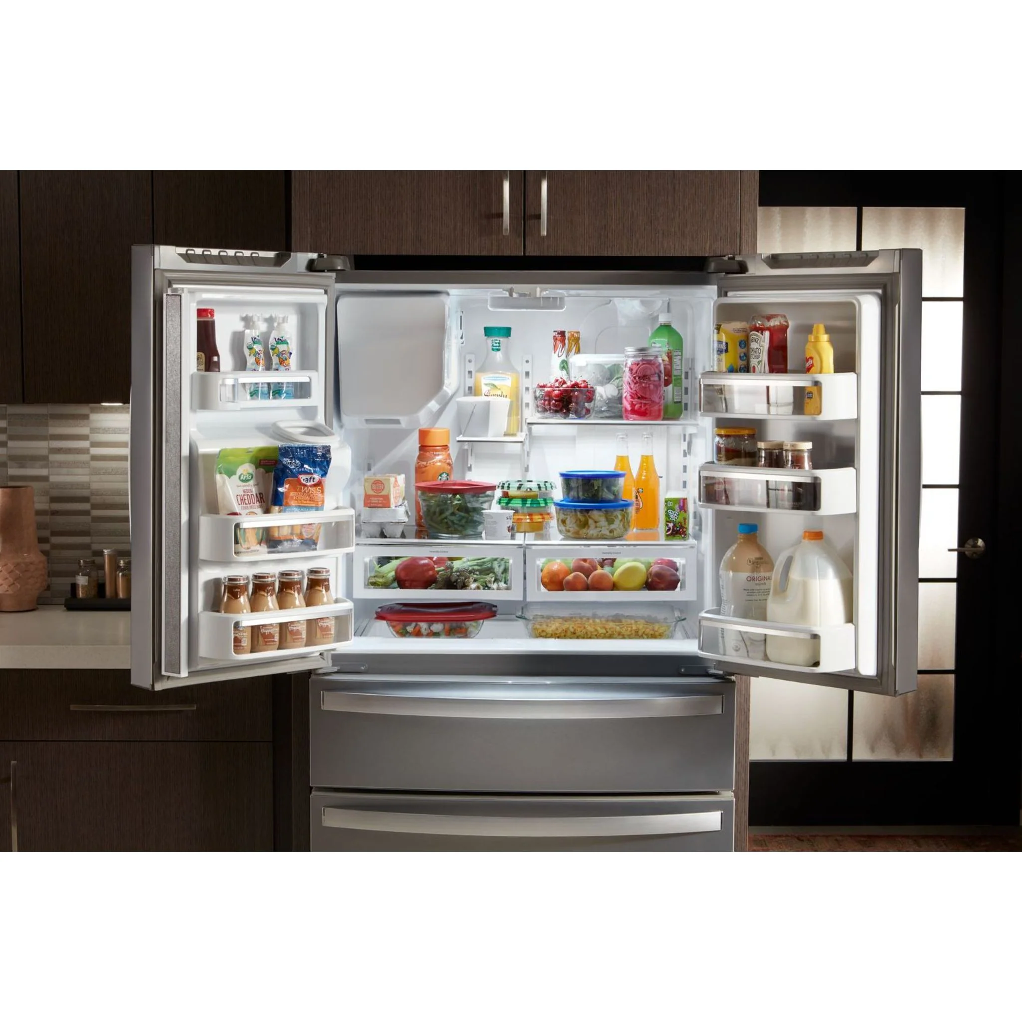 Whirlpool 36" Wide French Door Refrigerator - 25 cu. ft. (WRX735SDHV) - Image 26