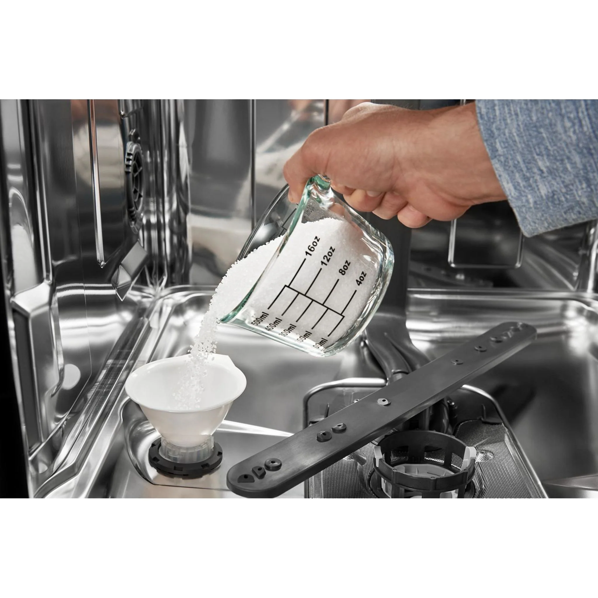 Whirlpool 44 dBA Dishwasher Flush with Cabinets with 3rd Rack -White (WDT550SAPW) - Image 15