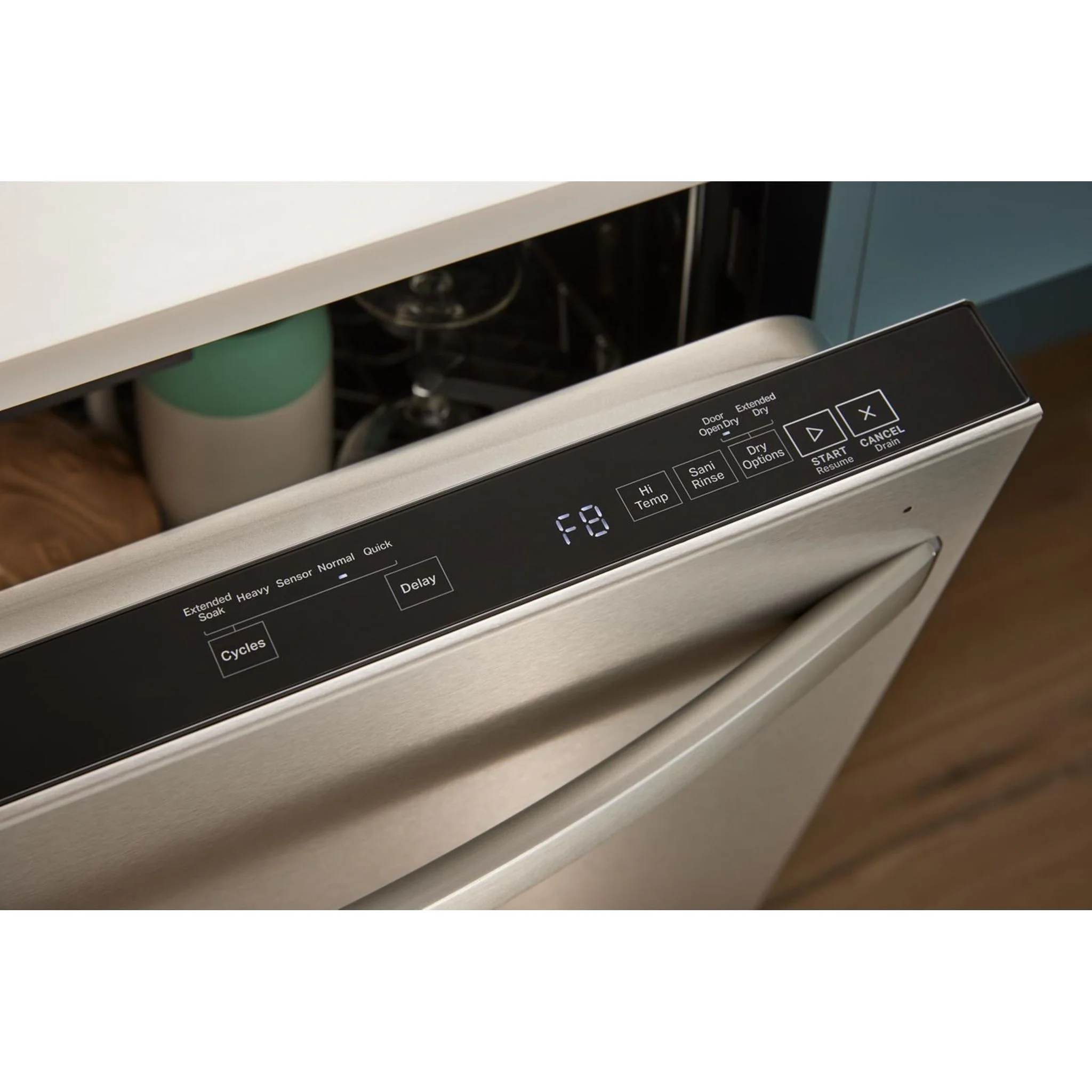 Whirlpool 44 dBA Dishwasher Flush with Cabinets with 3rd Rack -White (WDT550SAPW) - Image 32
