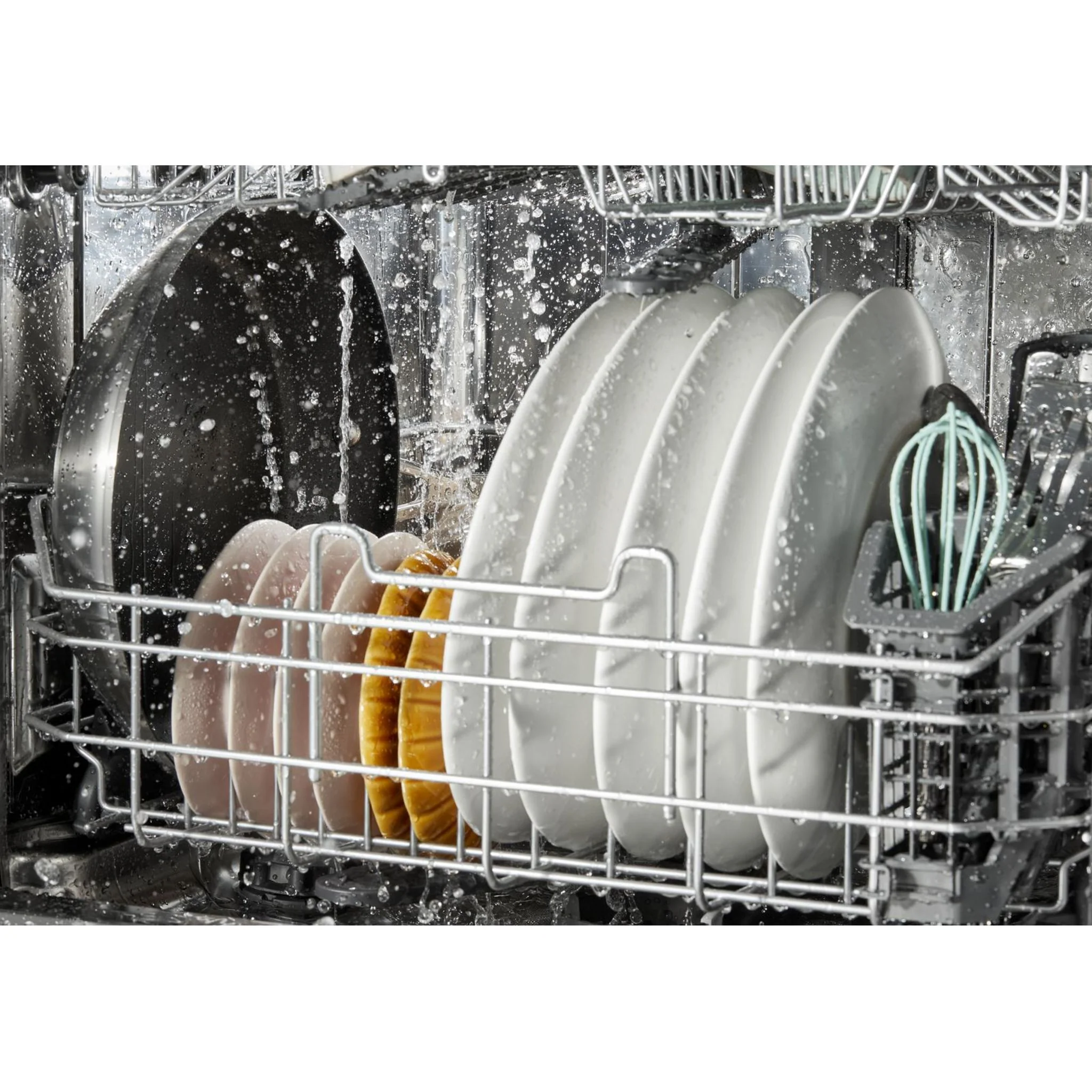 Whirlpool 44 dBA Dishwasher Flush with Cabinets with 3rd Rack -White (WDT550SAPW) - Image 6