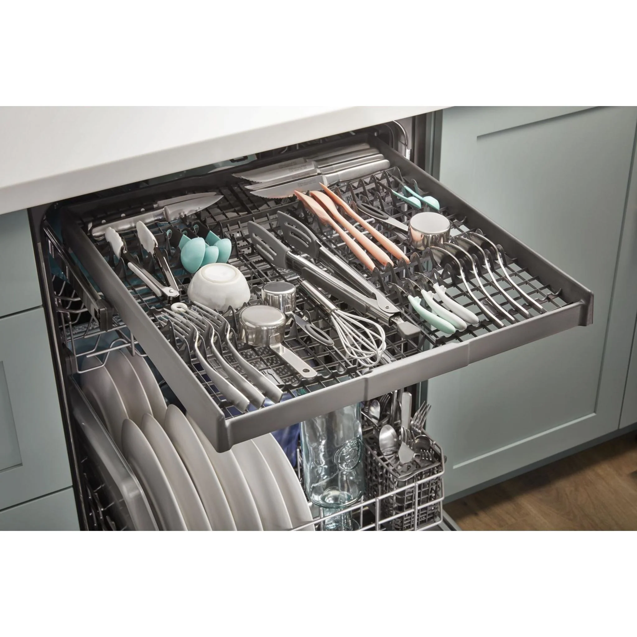 Whirlpool 24-Inch Dishwasher with AI Intelligent Wash - 47 dBA -White (WDT750SAKW) - Image 38