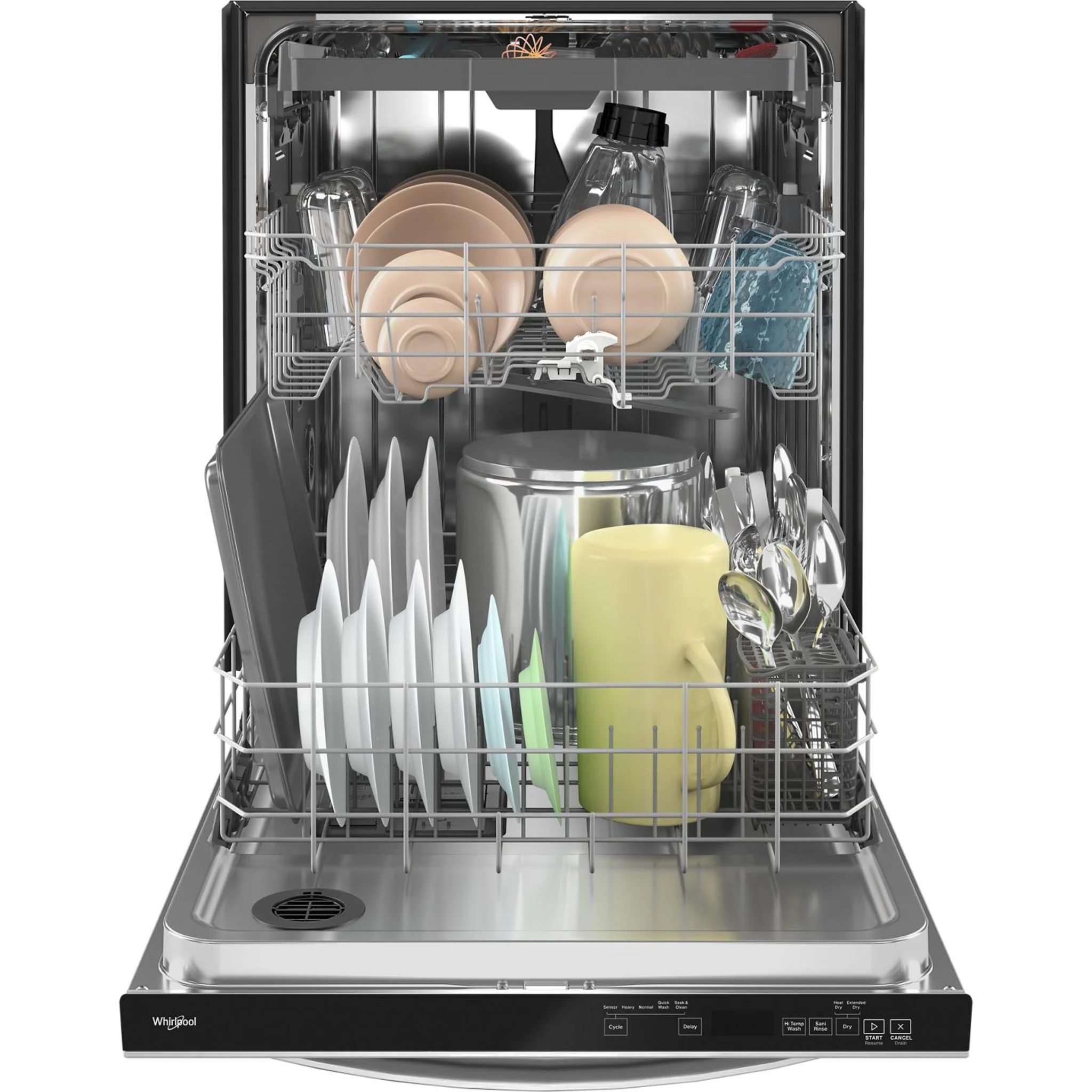 Whirlpool 24-Inch Stainless Steel Dishwasher with AI Intelligent Wash System - 47 dBA -Stainless Steel (WDT750SAKZ) - Image 8