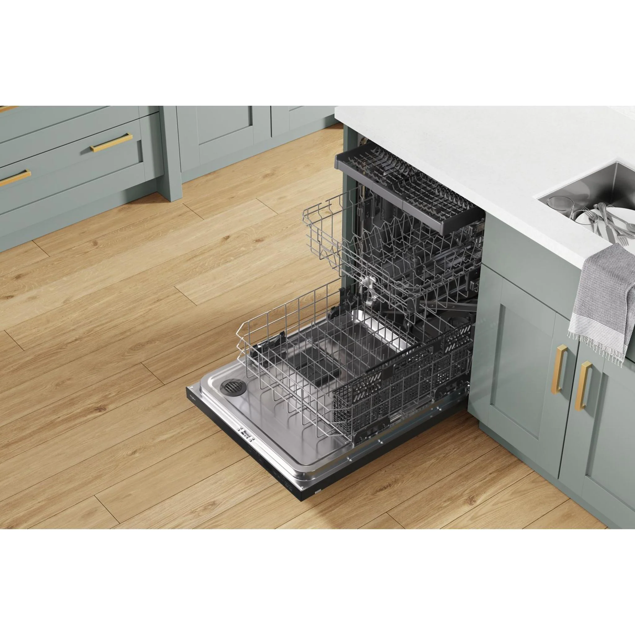 Whirlpool 24-Inch Stainless Steel Dishwasher with AI Intelligent Wash - 47 dBA -Black Stainless (WDTA50SAKV) - Image 13