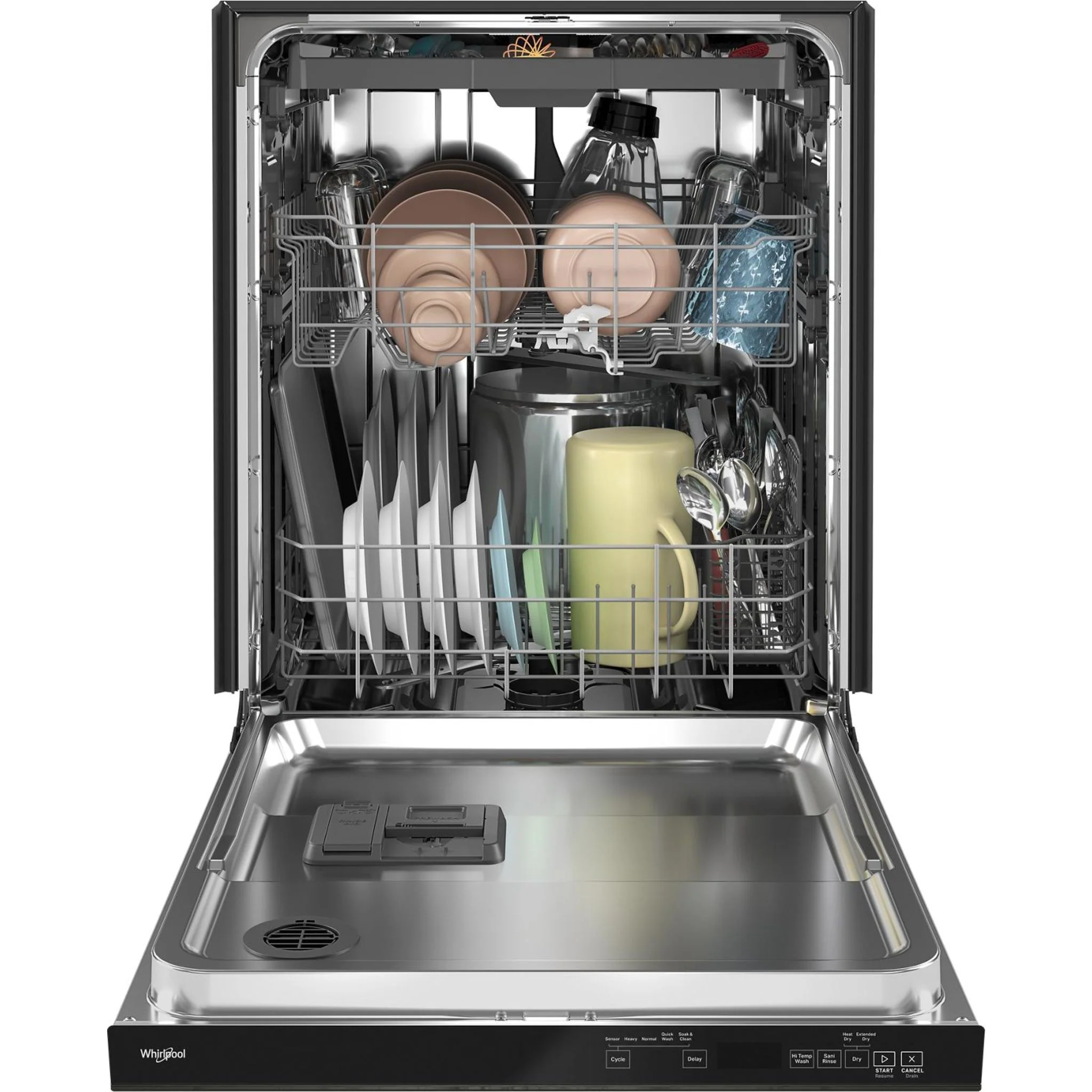 Whirlpool 24-Inch Stainless Steel Dishwasher with AI Intelligent Wash - 47 dBA -Black Stainless (WDTA50SAKV) - Image 26