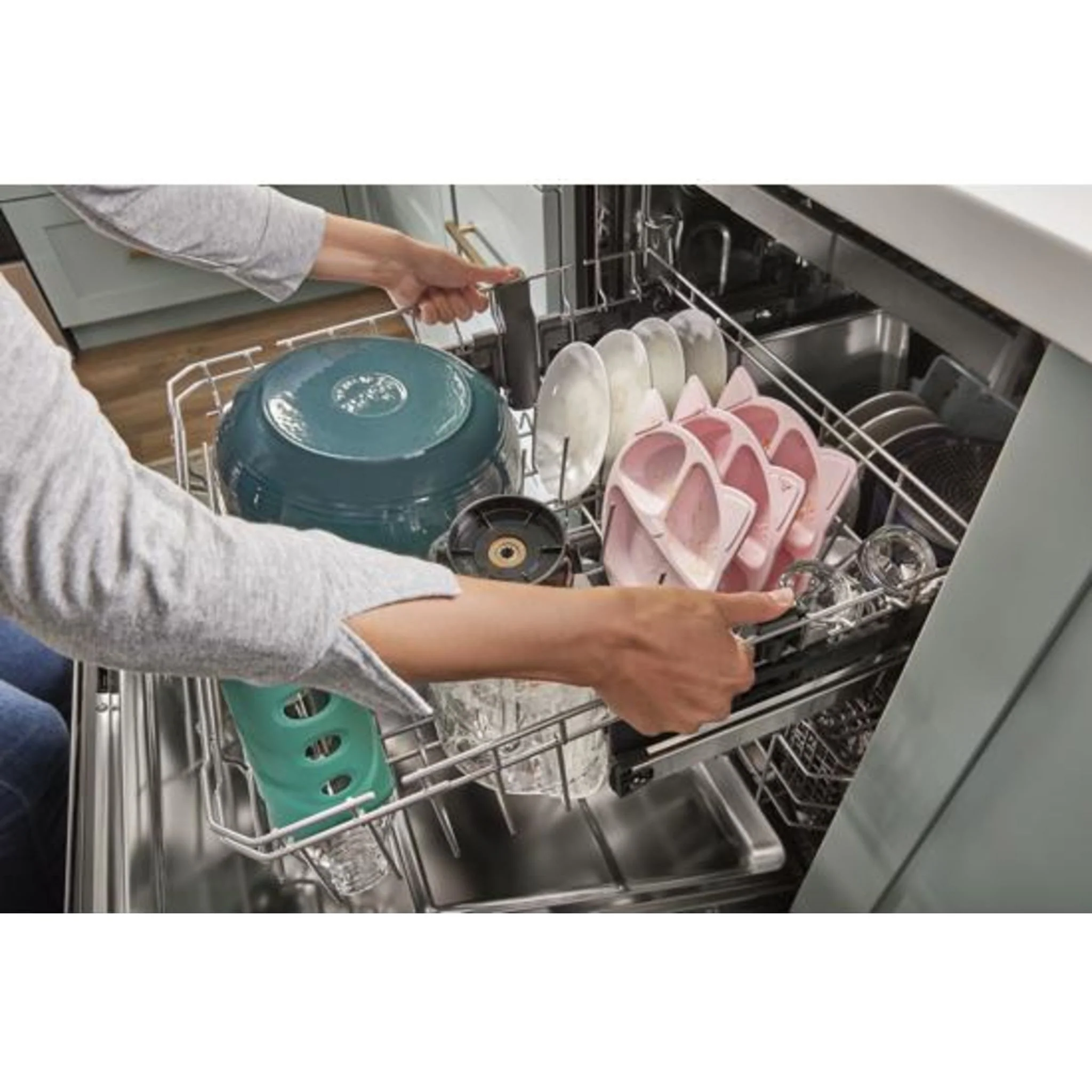 Whirlpool 24-Inch Stainless Steel Dishwasher with AI Intelligent Wash - 47 dBA -Stainless Steel (WDTA50SAKZ) - Image 22
