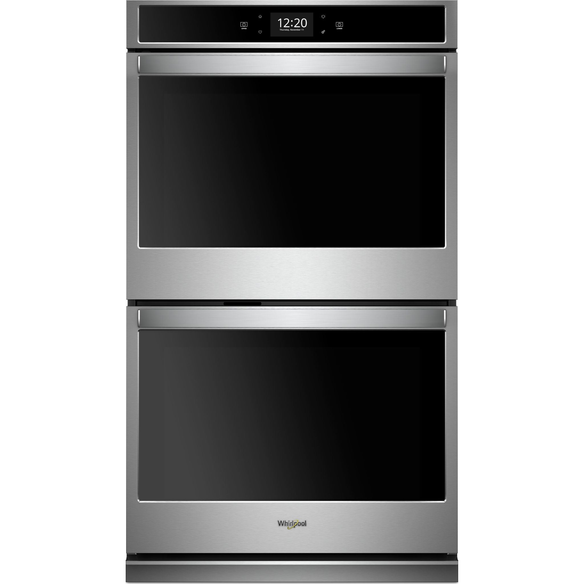 Whirlpool 10.0 cu. ft. Smart Double Convection Wall Oven with Air Fry, when Connected (WOD77EC0HS)