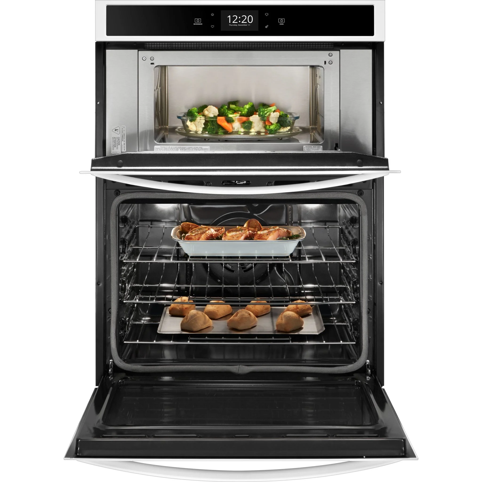 Whirlpool 6.4 cu. ft. Smart Combination Convection Wall Oven with Air Fry, when Connected (WOC75EC0HS) - Image 2
