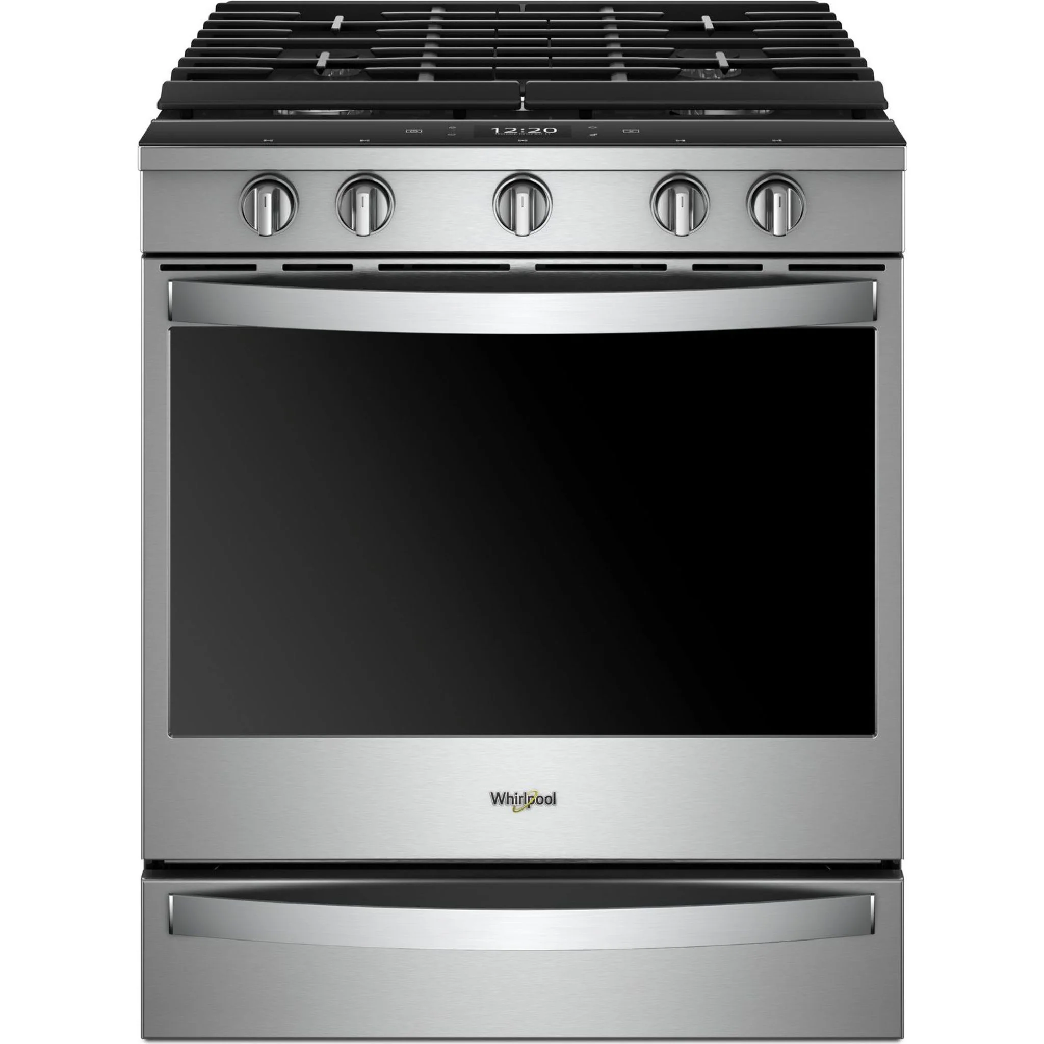 Whirlpool 5.8 cu.ft. Smart Slide-in Gas Range with Air Fry, when Connected - Stainless Steel (WEG750H0HZ) - Image 7