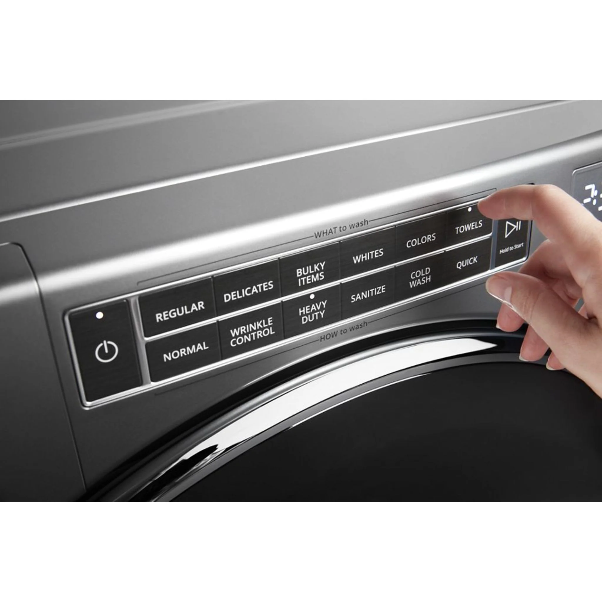 Whirlpool 5.0 cu.ft I.E.C. Closet-Depth Front Load Washer with Intuitive Controls -White (WFW560CHW) - Image 14