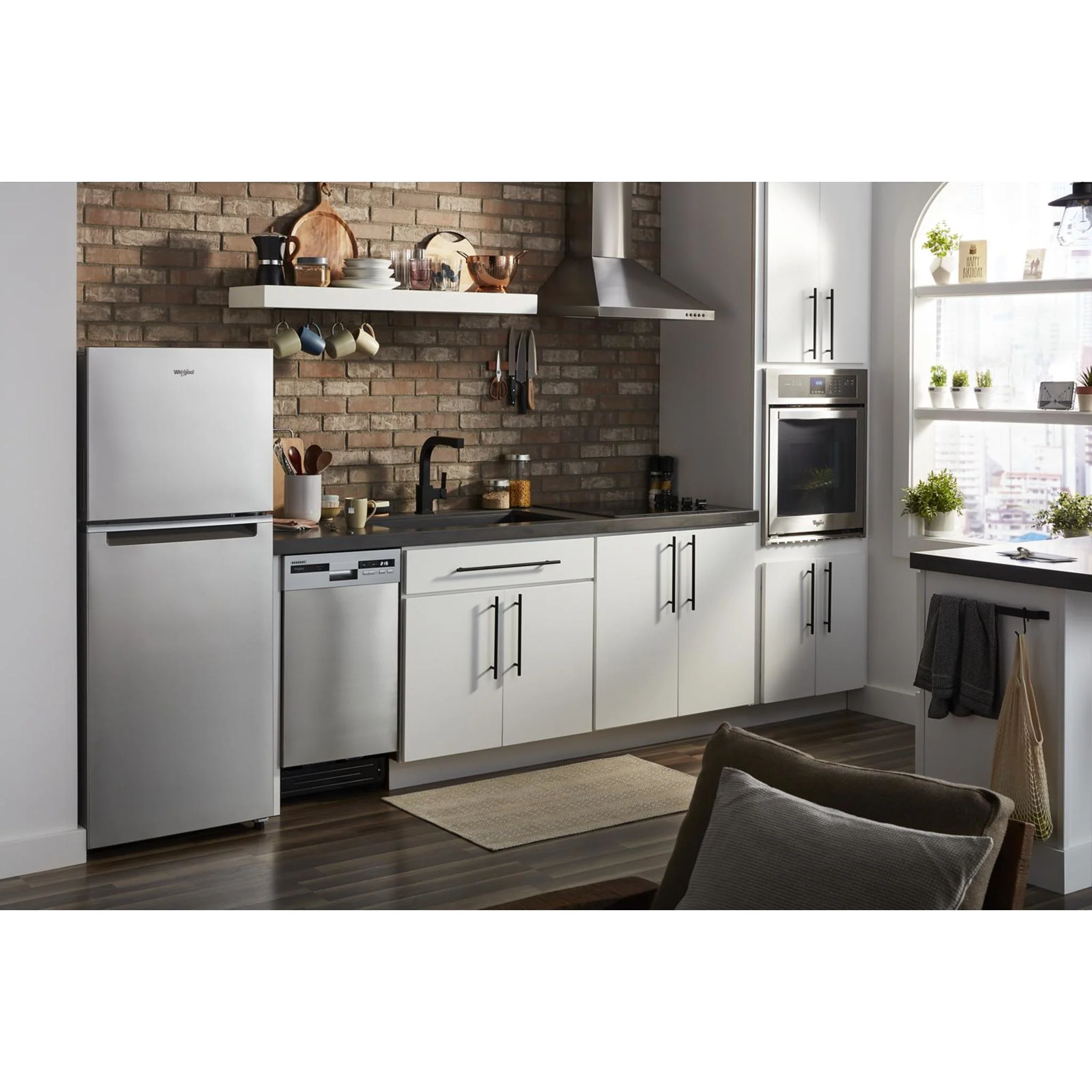 Whirlpool Panel-Ready Compact Dishwasher with Stainless Steel Tub (UDT518SAHP) - Image 14