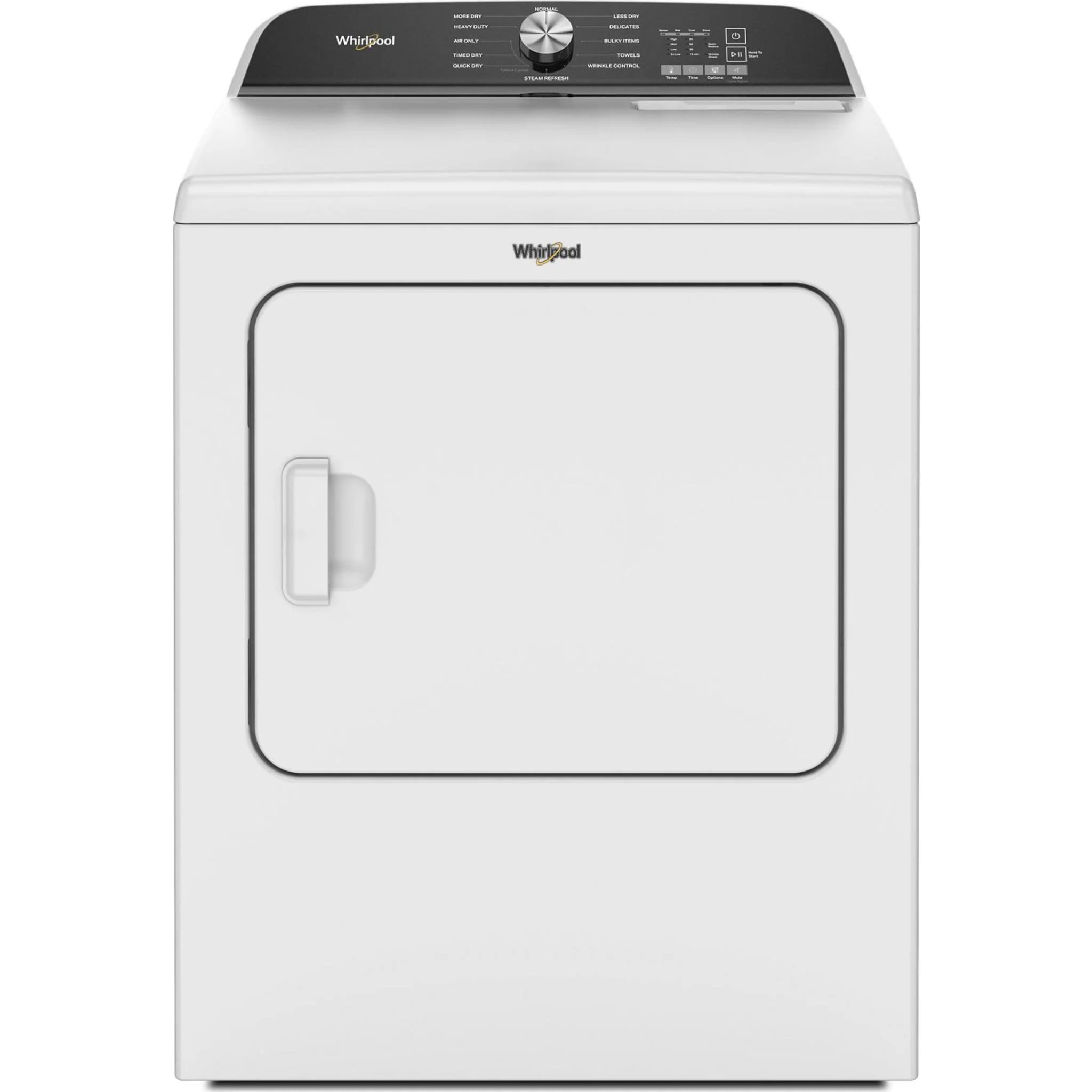 Whirlpool 7.0 Cu. Ft. Top Load Gas Dryer with Moisture Sensor -White (WGD6150PW)