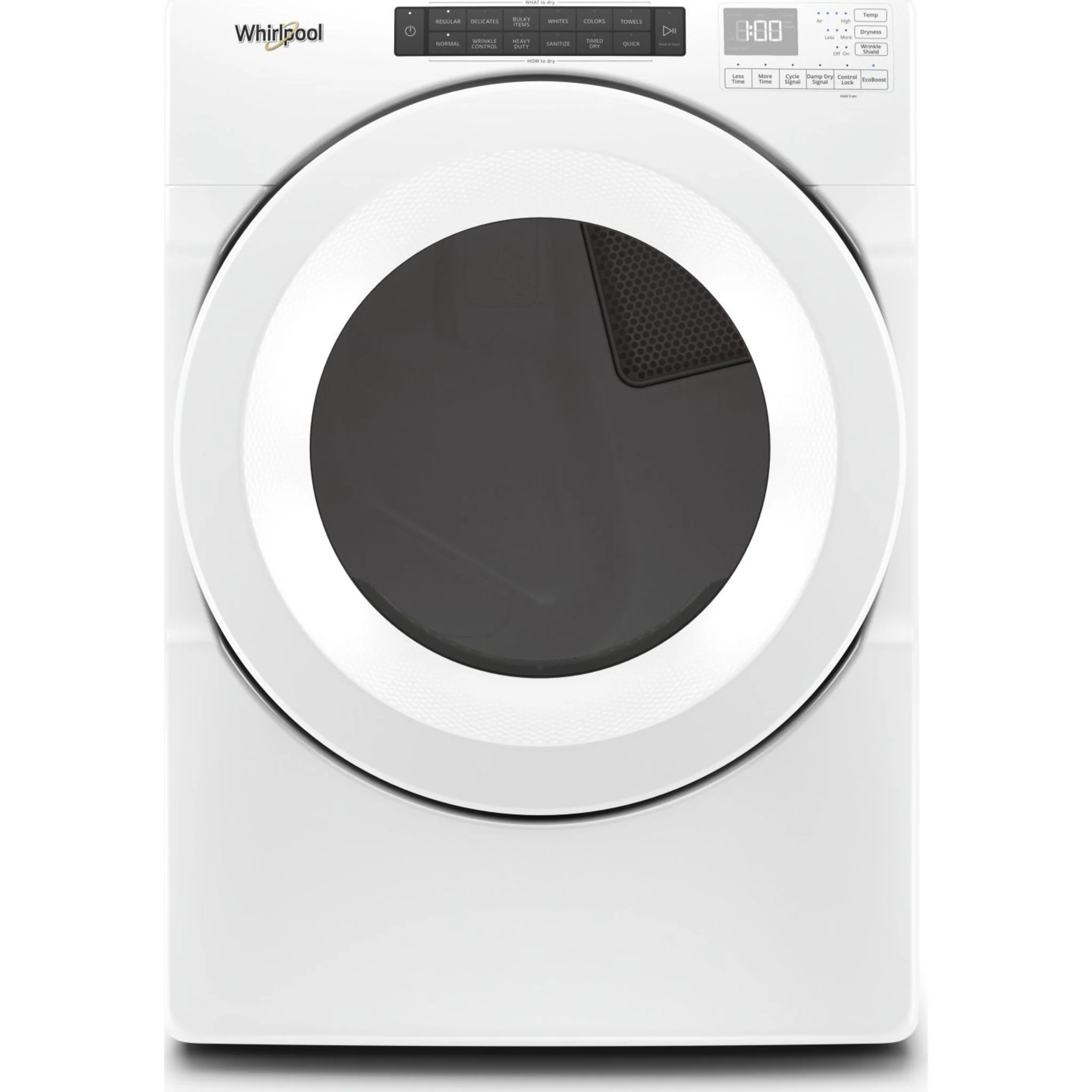 Whirlpool 7.4 cu. ft. Front Load Electric Dryer with Intuitive Touch Controls -White (YWED560LHW)