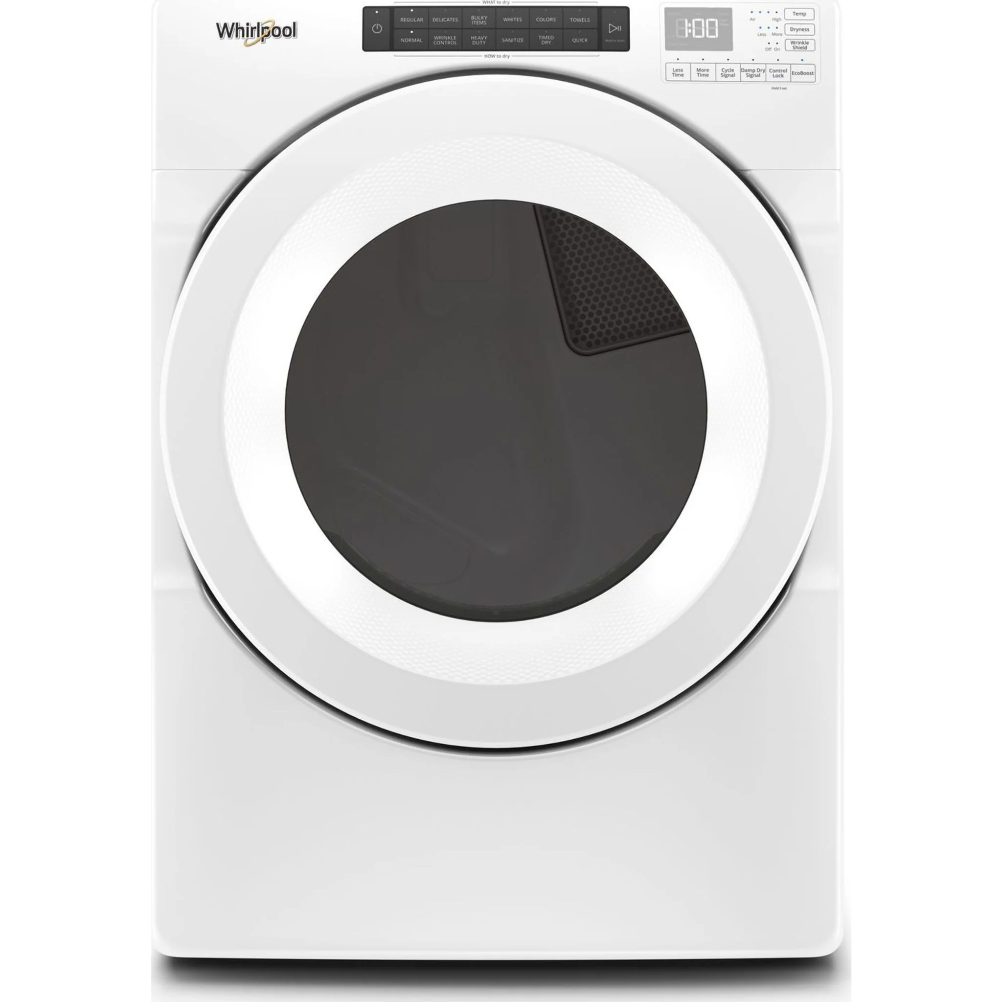 Whirlpool 7.4 cu. ft. Front Load Electric Dryer with Intuitive Touch Controls -White (YWED560LHW) - Image 2