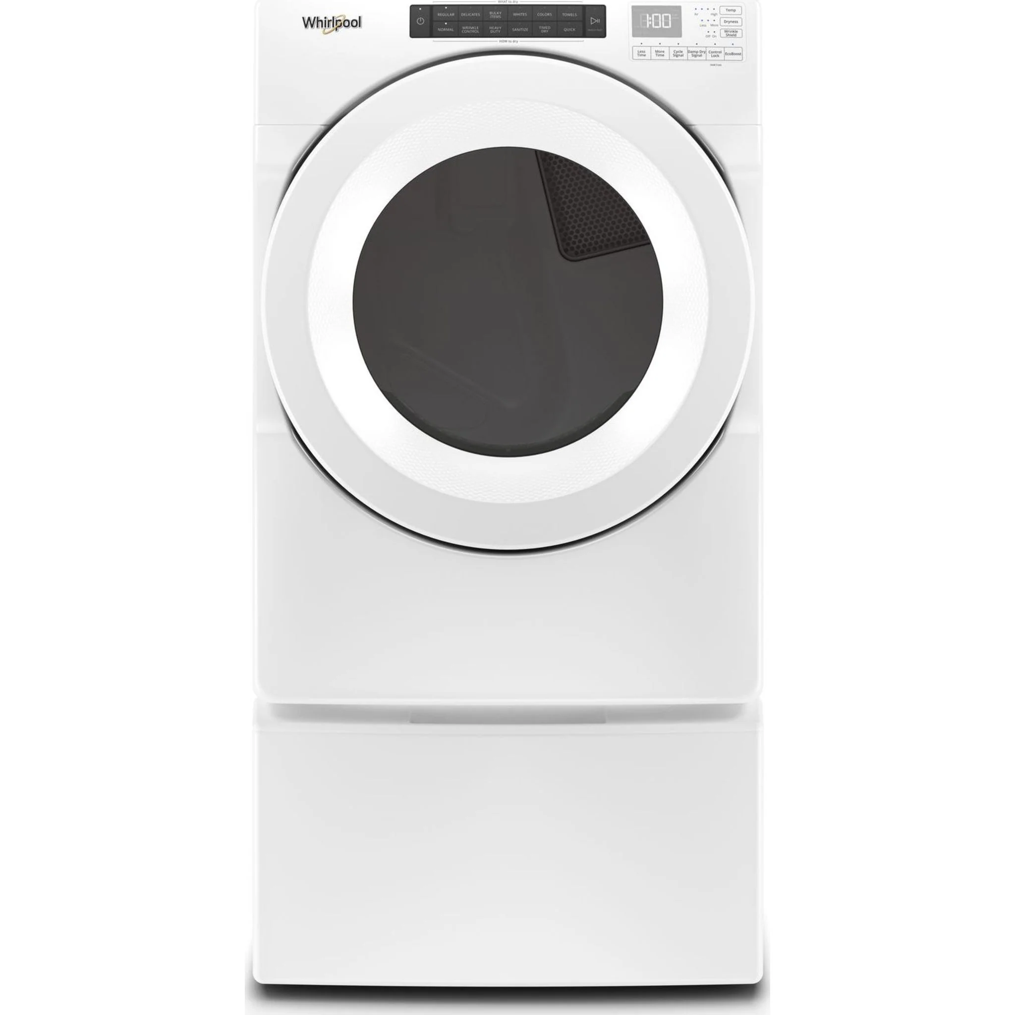 Whirlpool 7.4 cu. ft. Front Load Electric Dryer with Intuitive Touch Controls -White (YWED560LHW) - Image 4